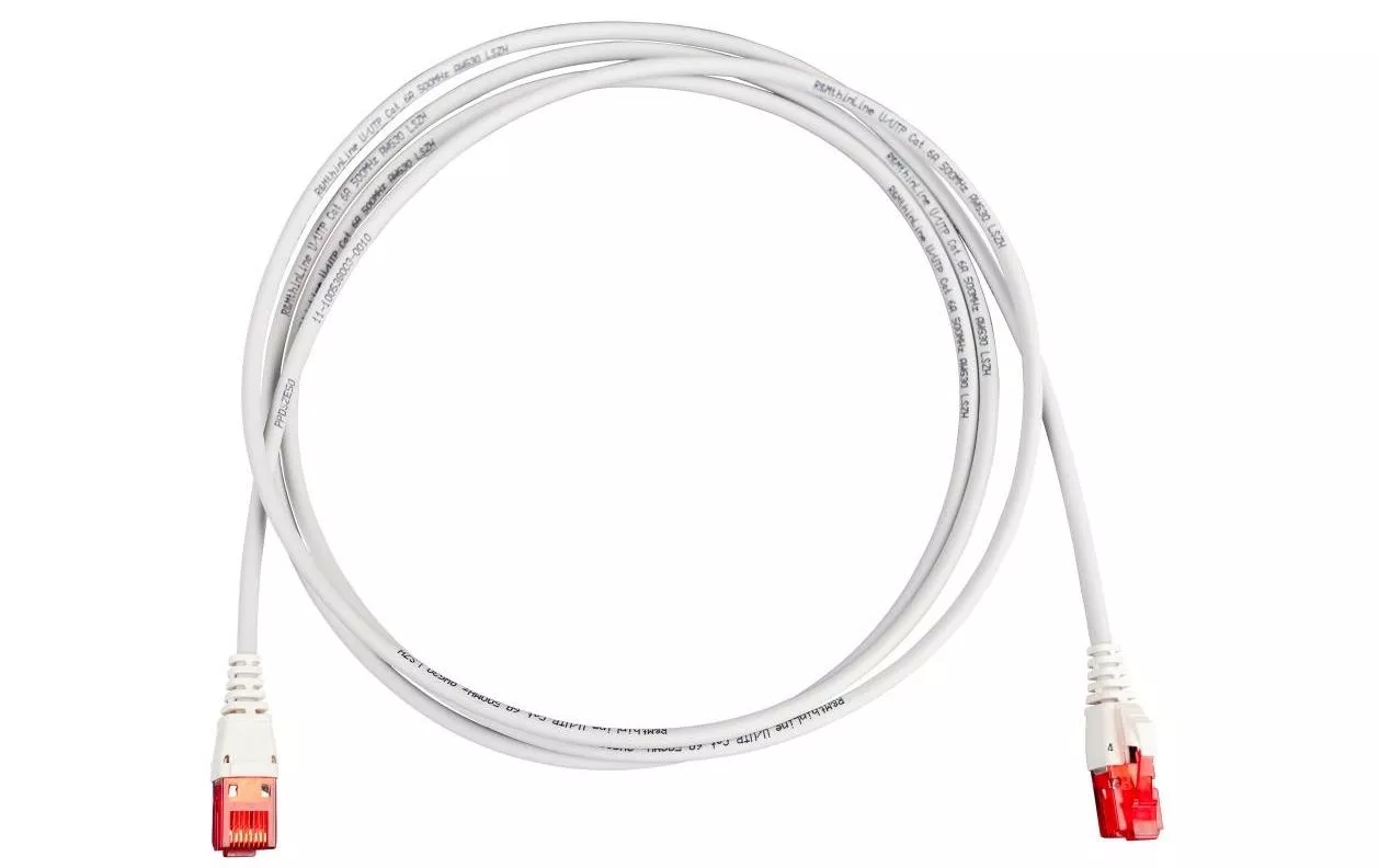 Câble patch thinLine Cat 6A, U/UTP, 2 m, Gris