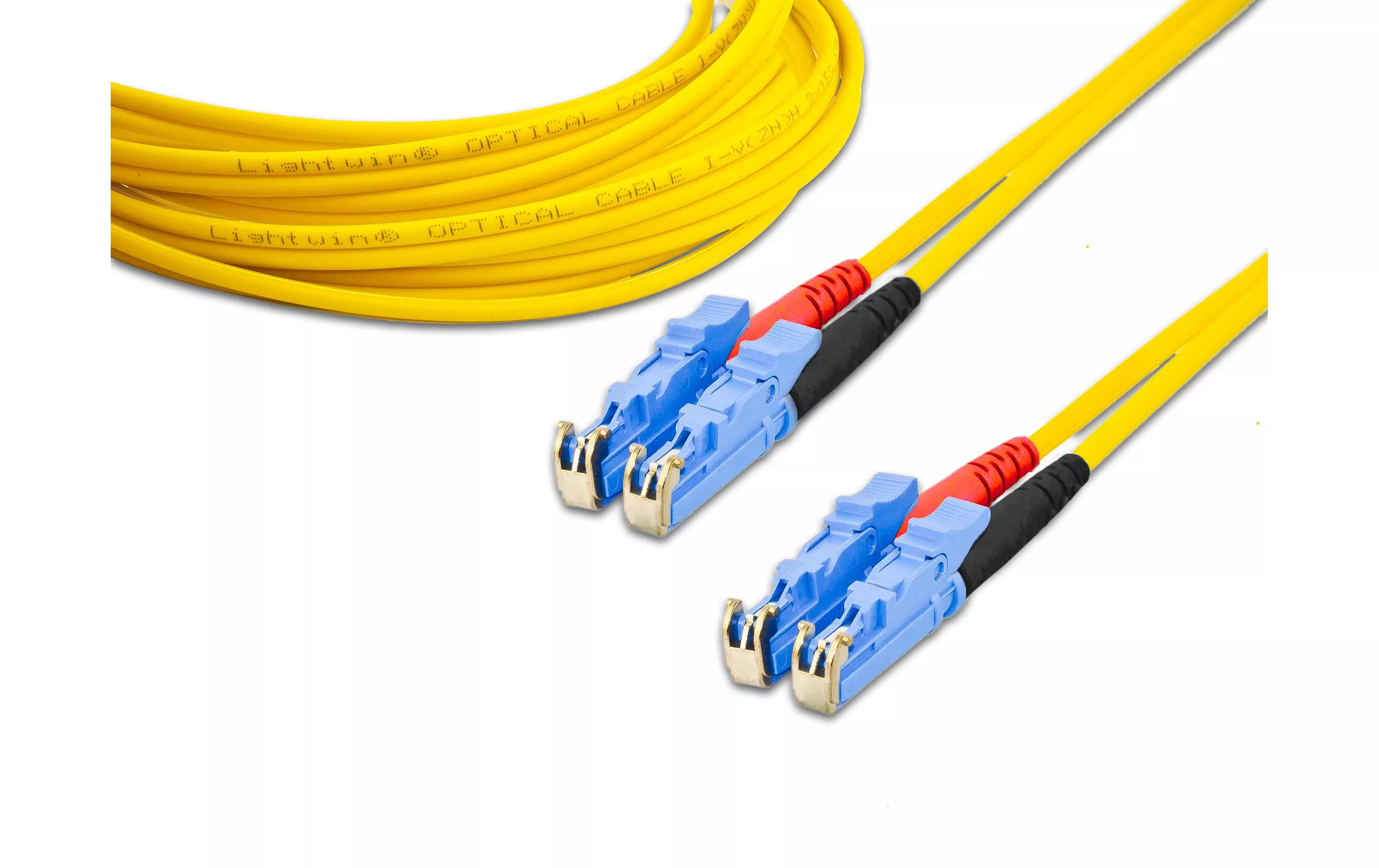 Câble patch à fibre optique LSH-LSH, Singlemode, Duplex, 10m - LWL  Singlemode