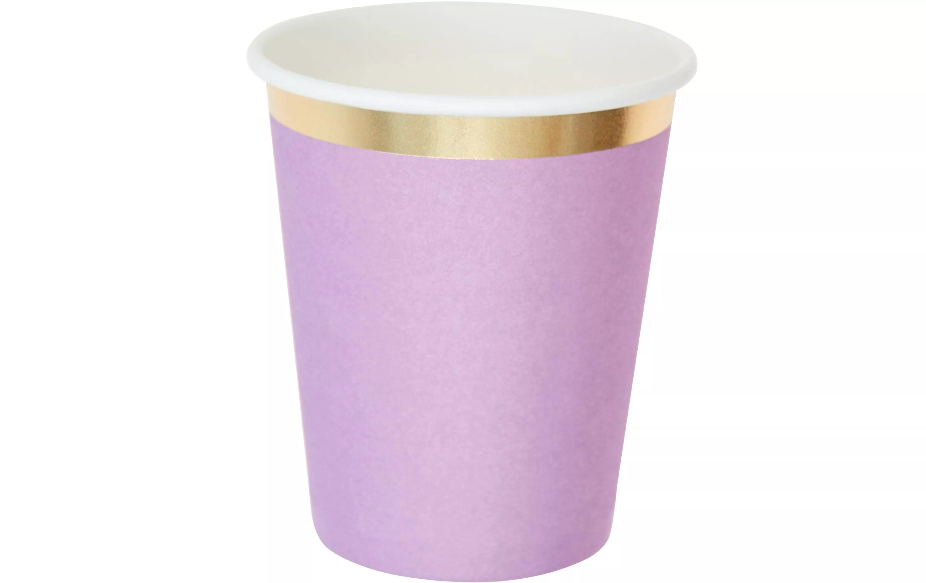 Tazza monouso Rico Design 250 ml 1 pezzo, lilla/oro