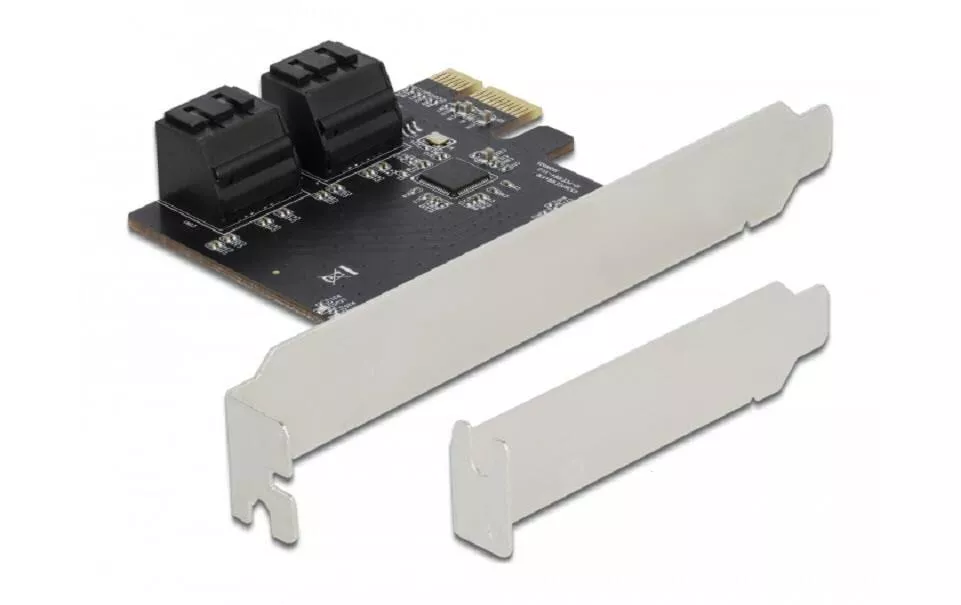 Contrôleur SATA Carte SATA PCI Express x1 à 4 ports affichage LED