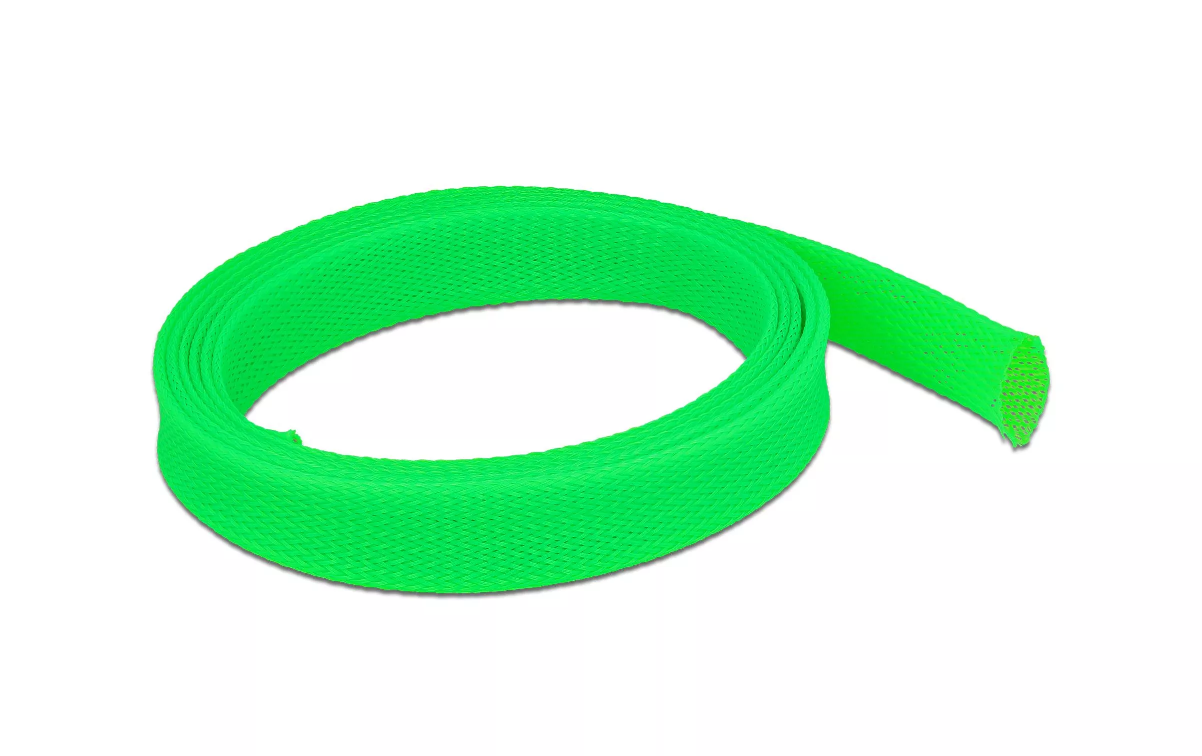 Gaine de câble extensible, 2m x 25 mm Vert