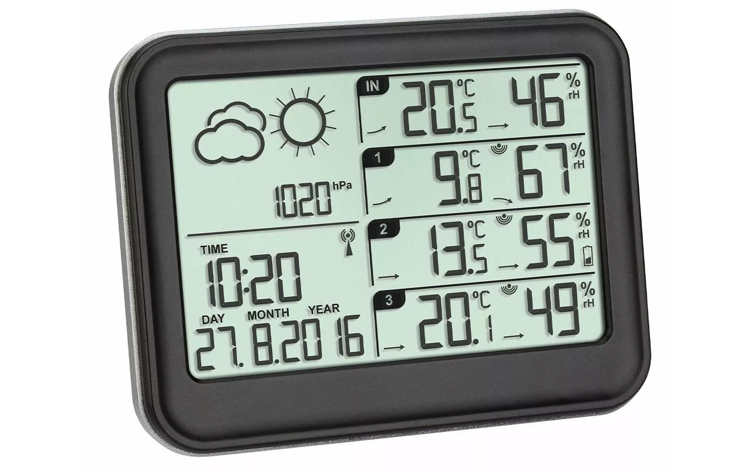 Station météo avec 3 émetteurs View