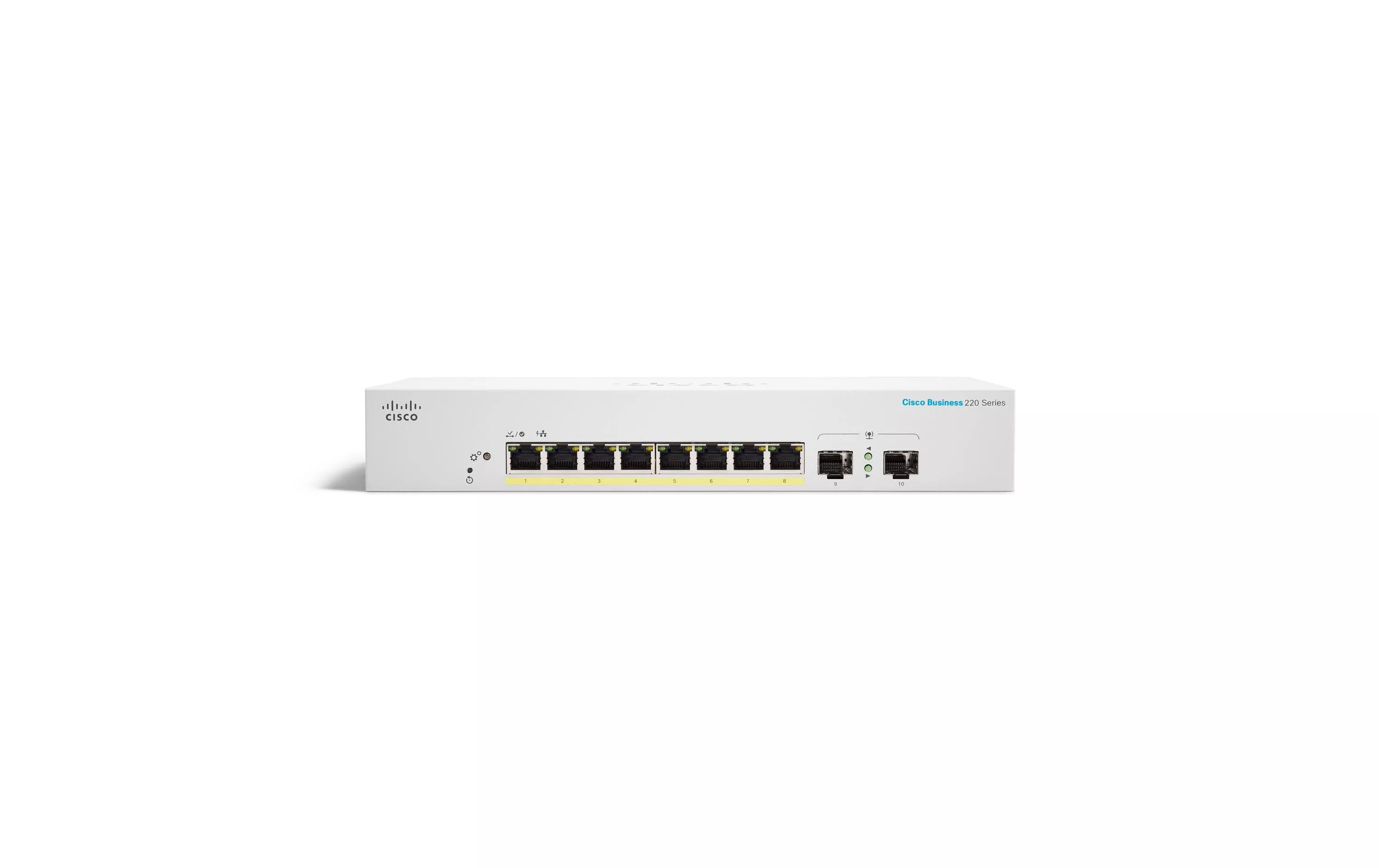 PoE+ Switch CBS220-8P-E-2G 10 porte