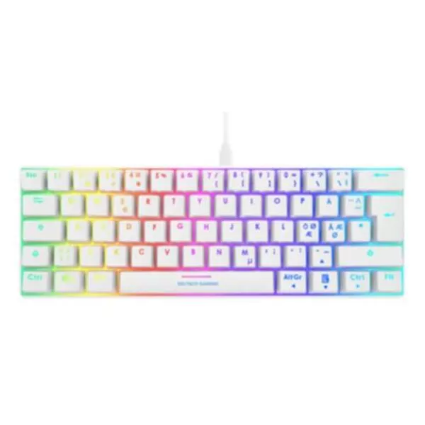 TKL Gaming Keyboard mech RGB - Blanc