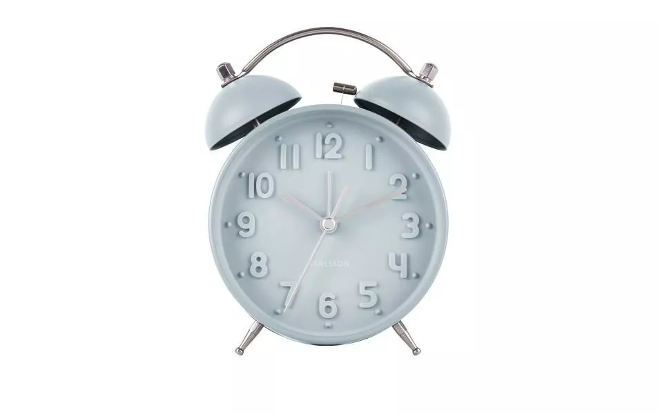 Classic Alarm Clock Iconic Blue Matt