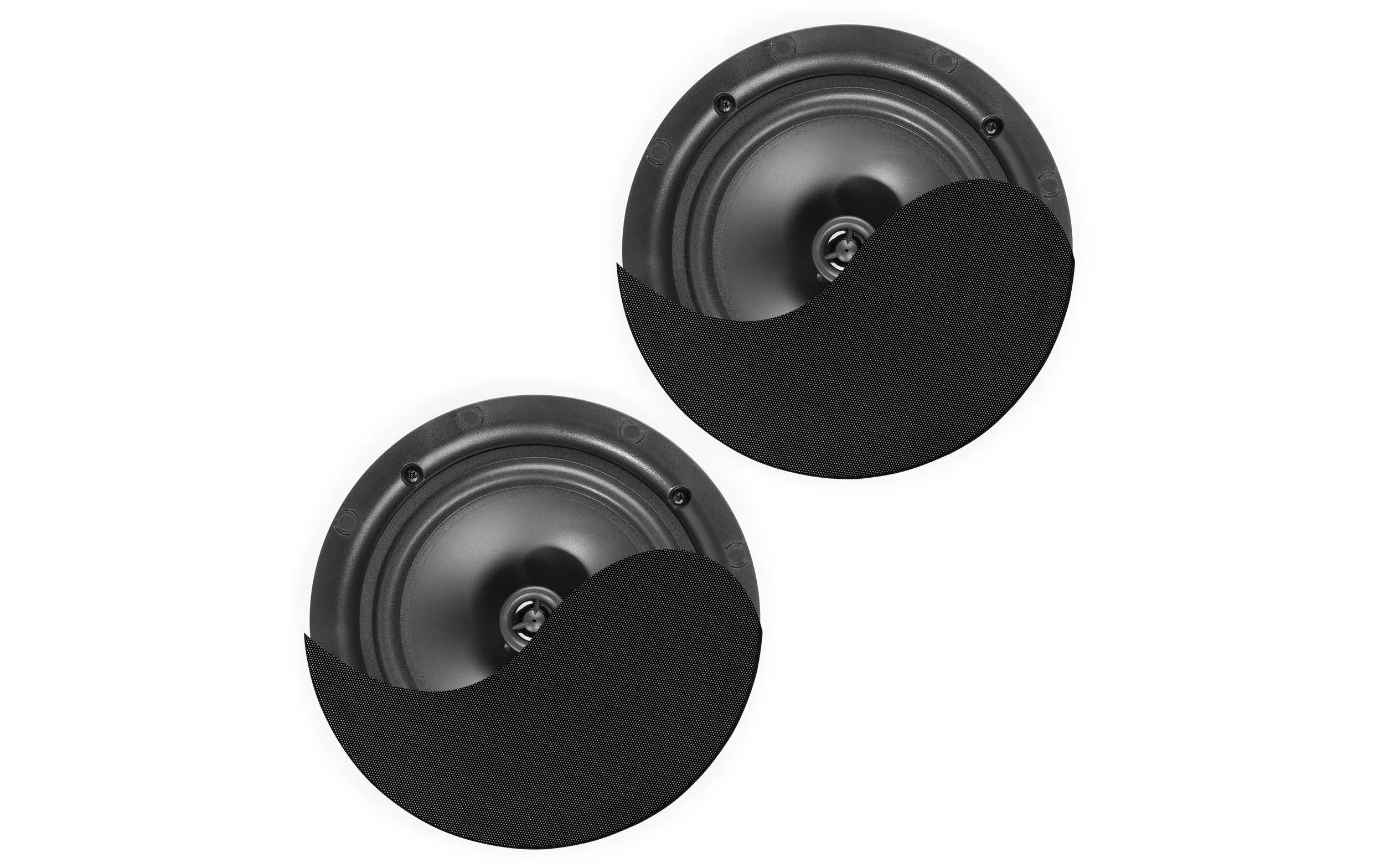 Haut-parleur de plafond NCBT5B Lot de 2, 2x 20W, noir