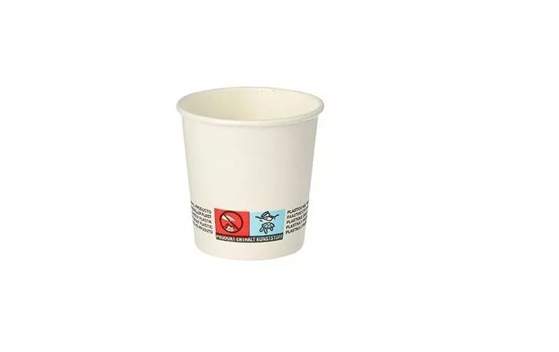 Gobelet à café blanc en carton 100 ml - par 100