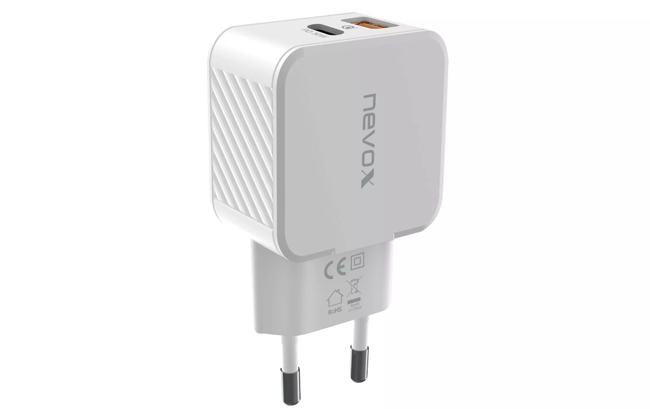 Chargeur mural USB USB-C Power Delivery + QC 3.0 30 W