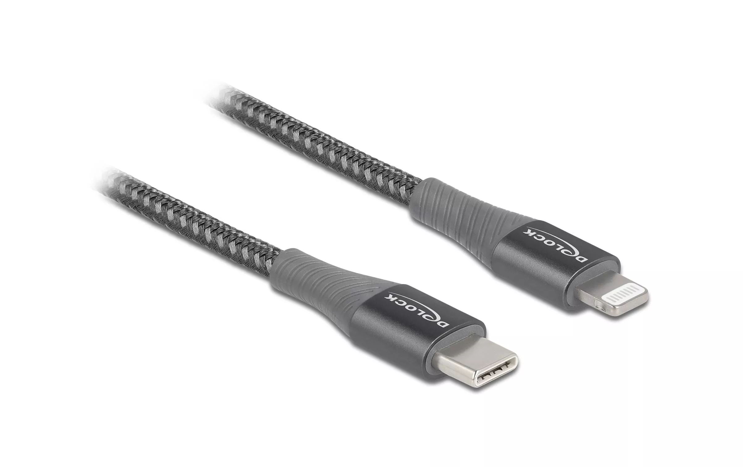 CABLE USB LIGHTNING 1 M (GRIS)