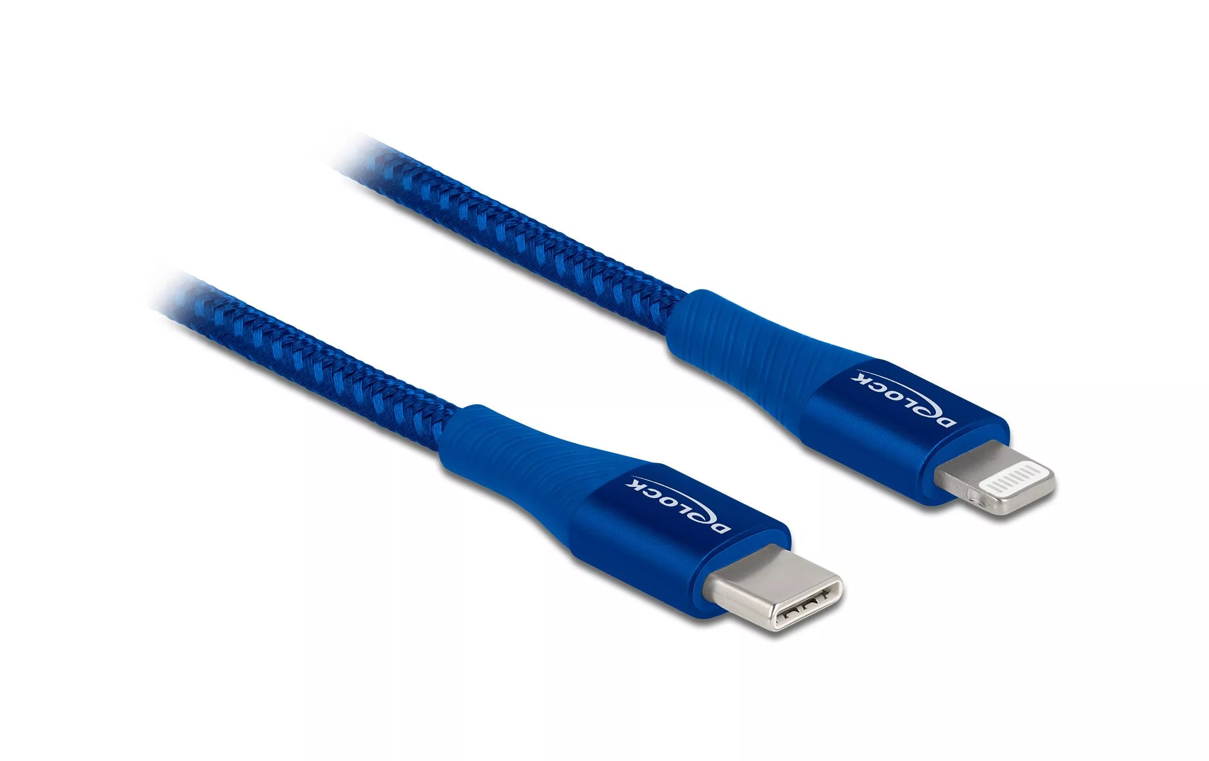USB-Kabel USB C - Lightning 2 m, Blau