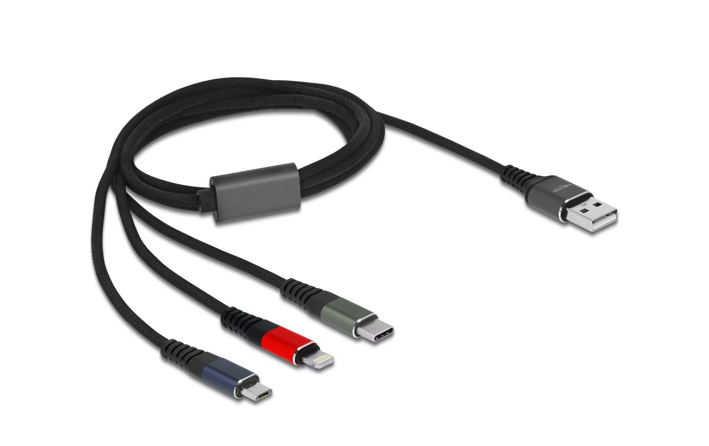 Chargeur Sécurisé 1m USB-A Micro USB - Câbles USB 2.0 (USB A - Mini USB B)