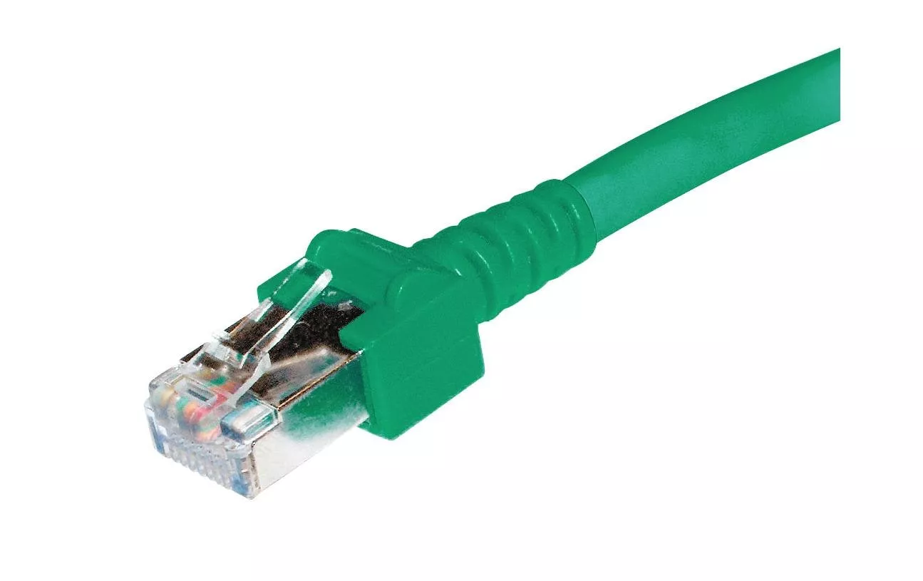 Câble patch Cat 5e, S/UTP, 1.5 m, Vert