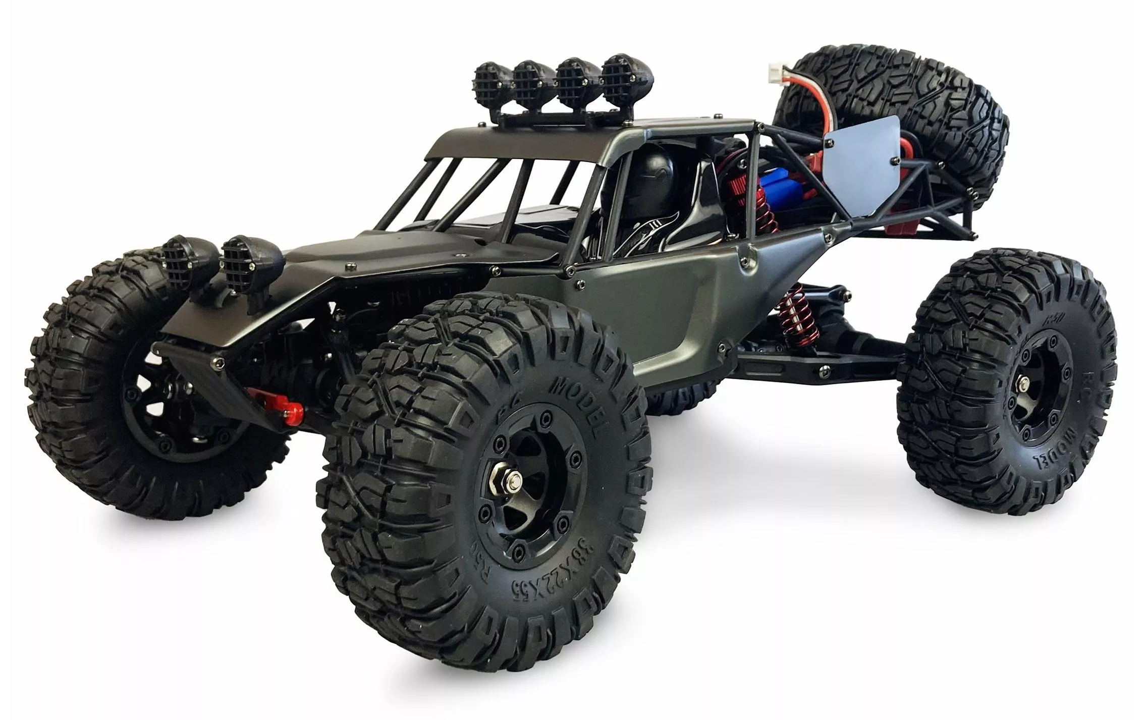 Buggy Dark Rampage 4WD, Gris 1:12, RTR