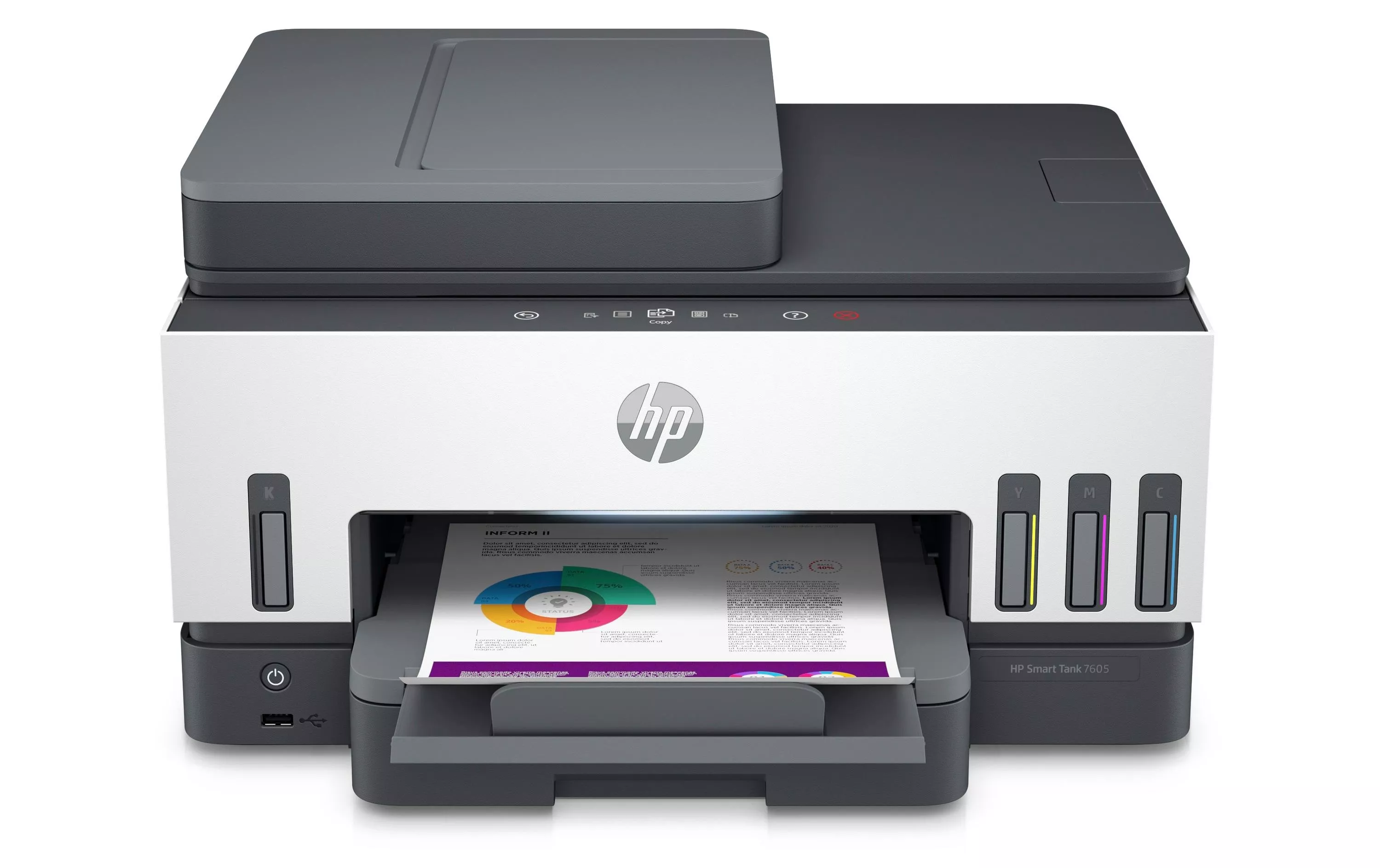 Stampante multifunzione HP Smart Tank Plus 7605 All-in-One