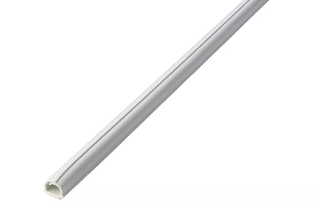 Goulotte Cable-Fix 4 x 1 m x 5 mm, Blanc