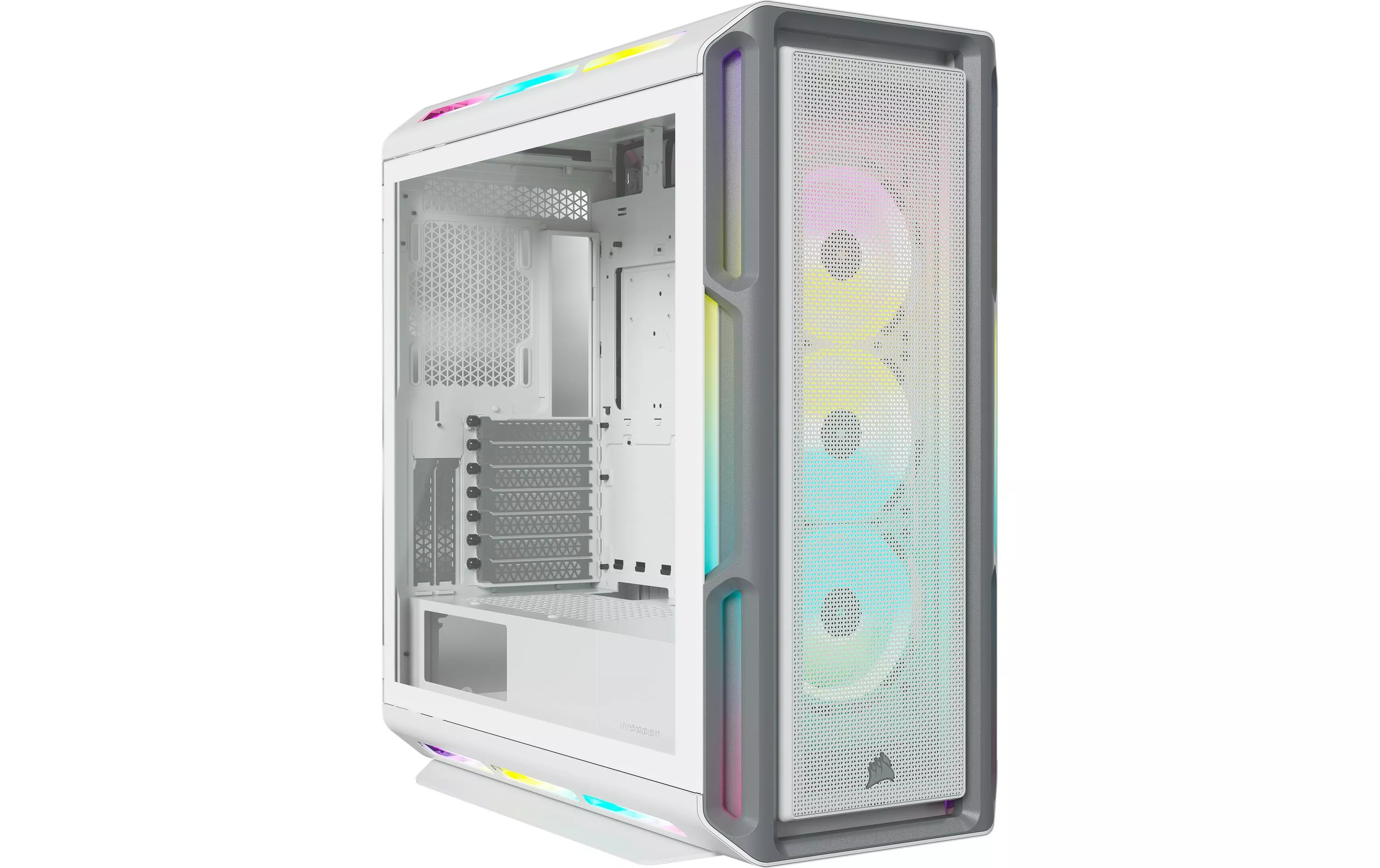 Boîtier d\u2019ordinateur iCUE 5000T RGB Blanc