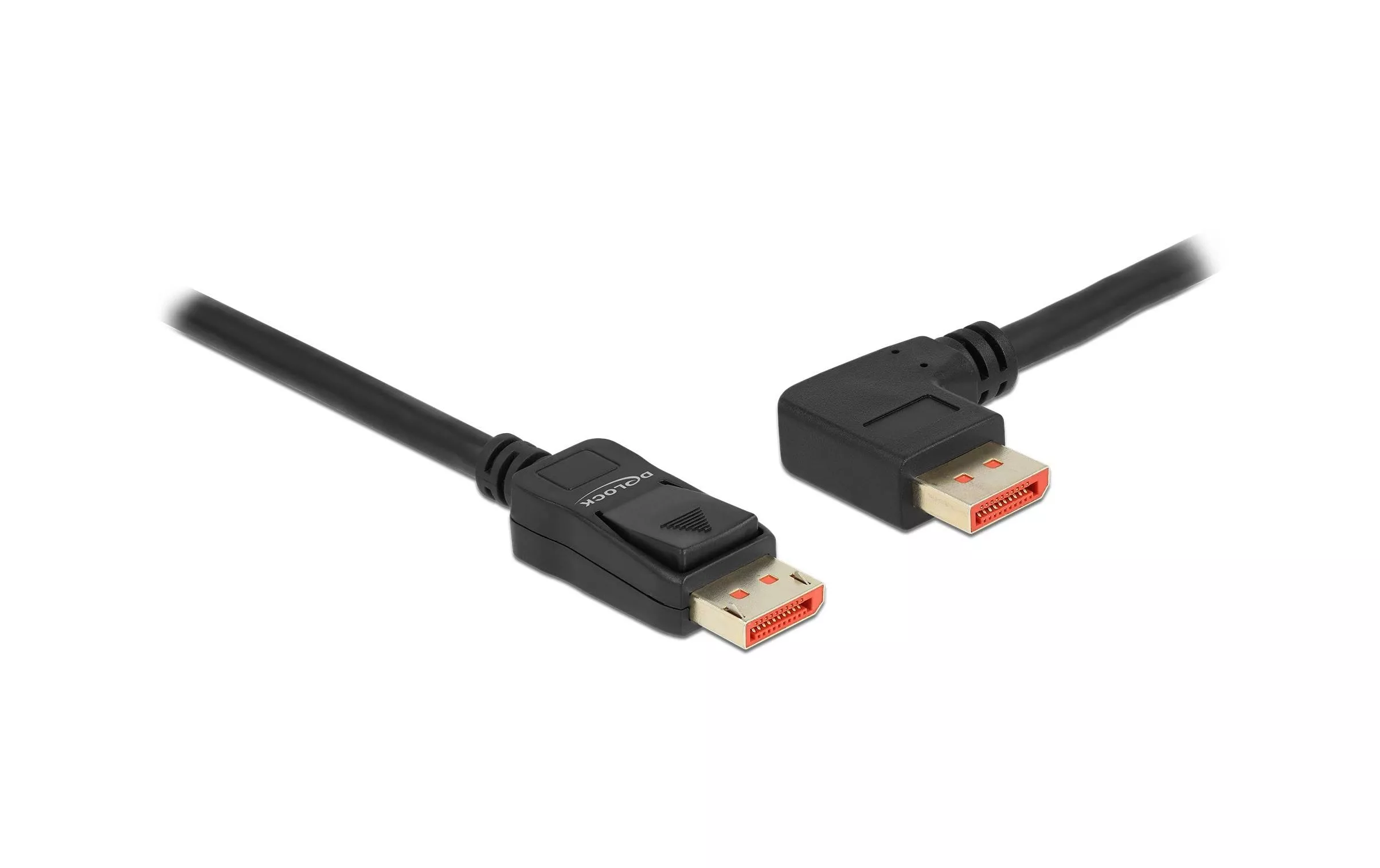 Câble Coudé à gauche DisplayPort - DisplayPort, 2 m