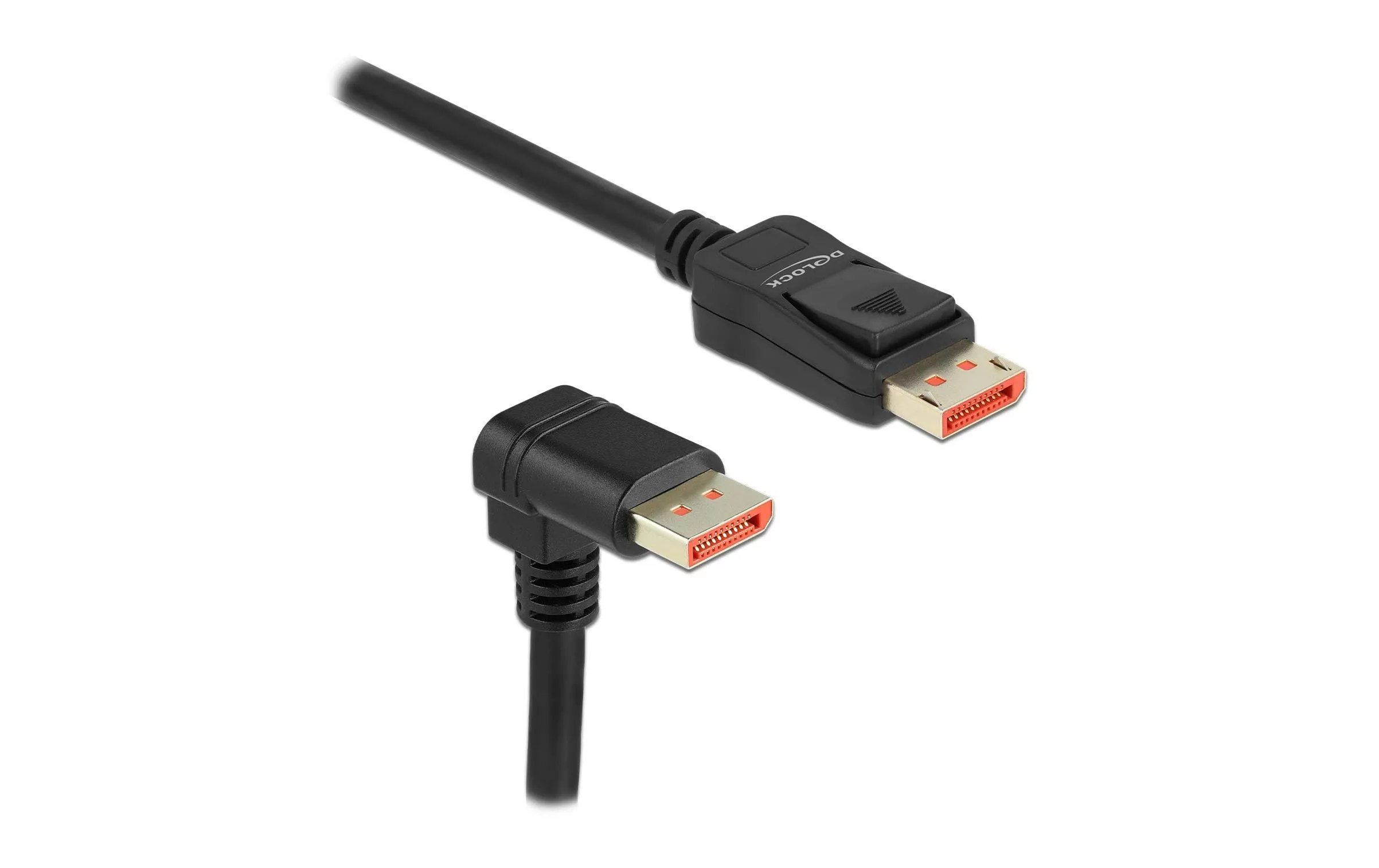 Câble Coudé en bas DisplayPort - DisplayPort, 2 m