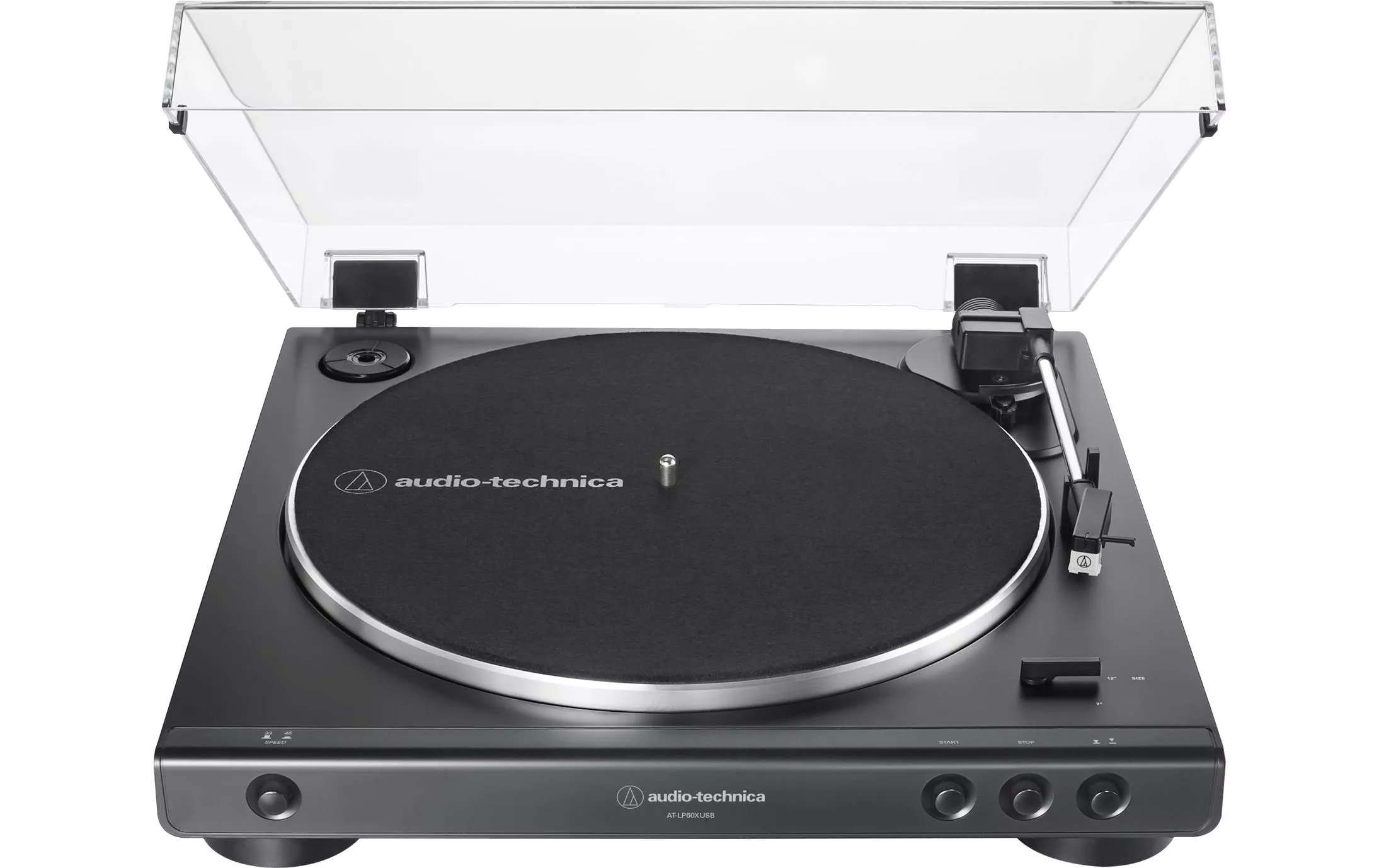 Tourne-disque AT-LP60XUSB Gris/Noir