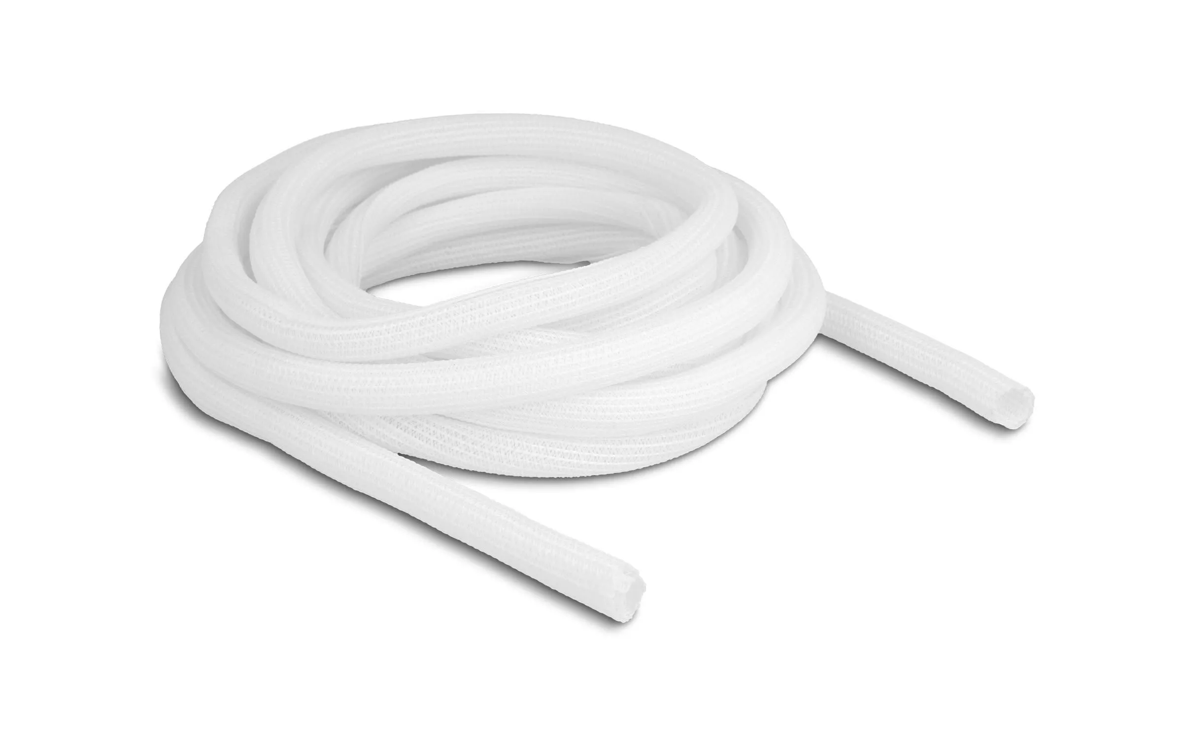 Manchon tressé autofermant 5 m x 13 mm Blanc