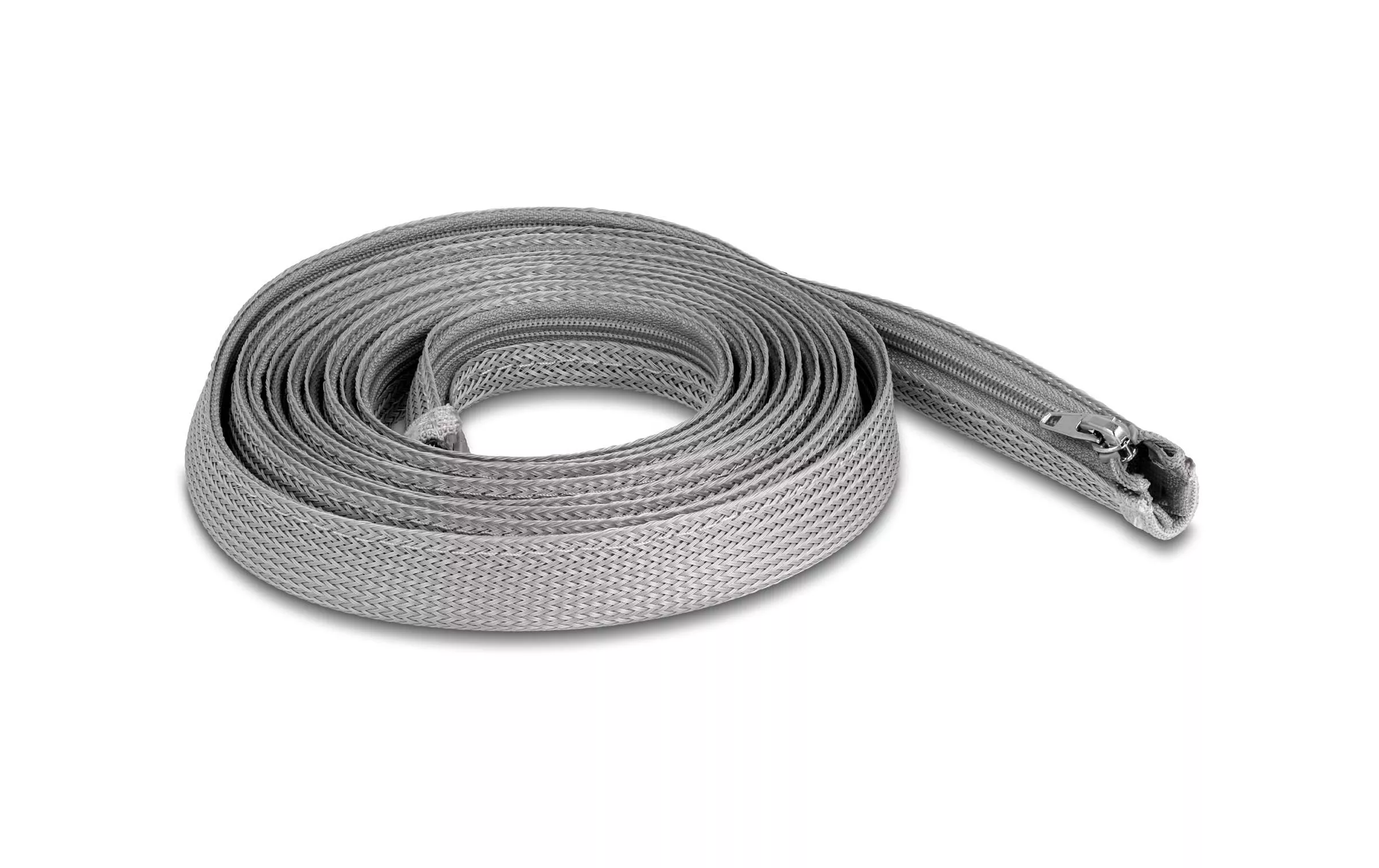 Gaine de câble 3 m x 20 mm Gris