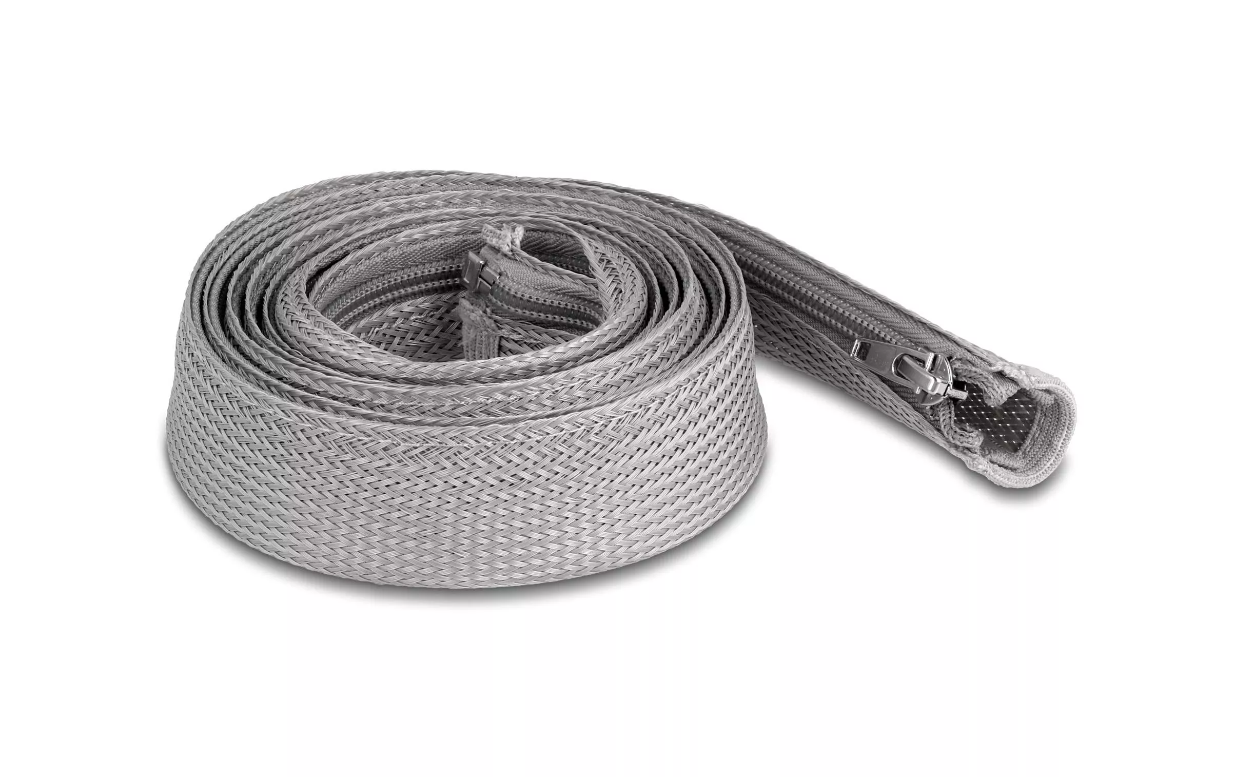 Gaine de câble 2 m x 30 mm Gris