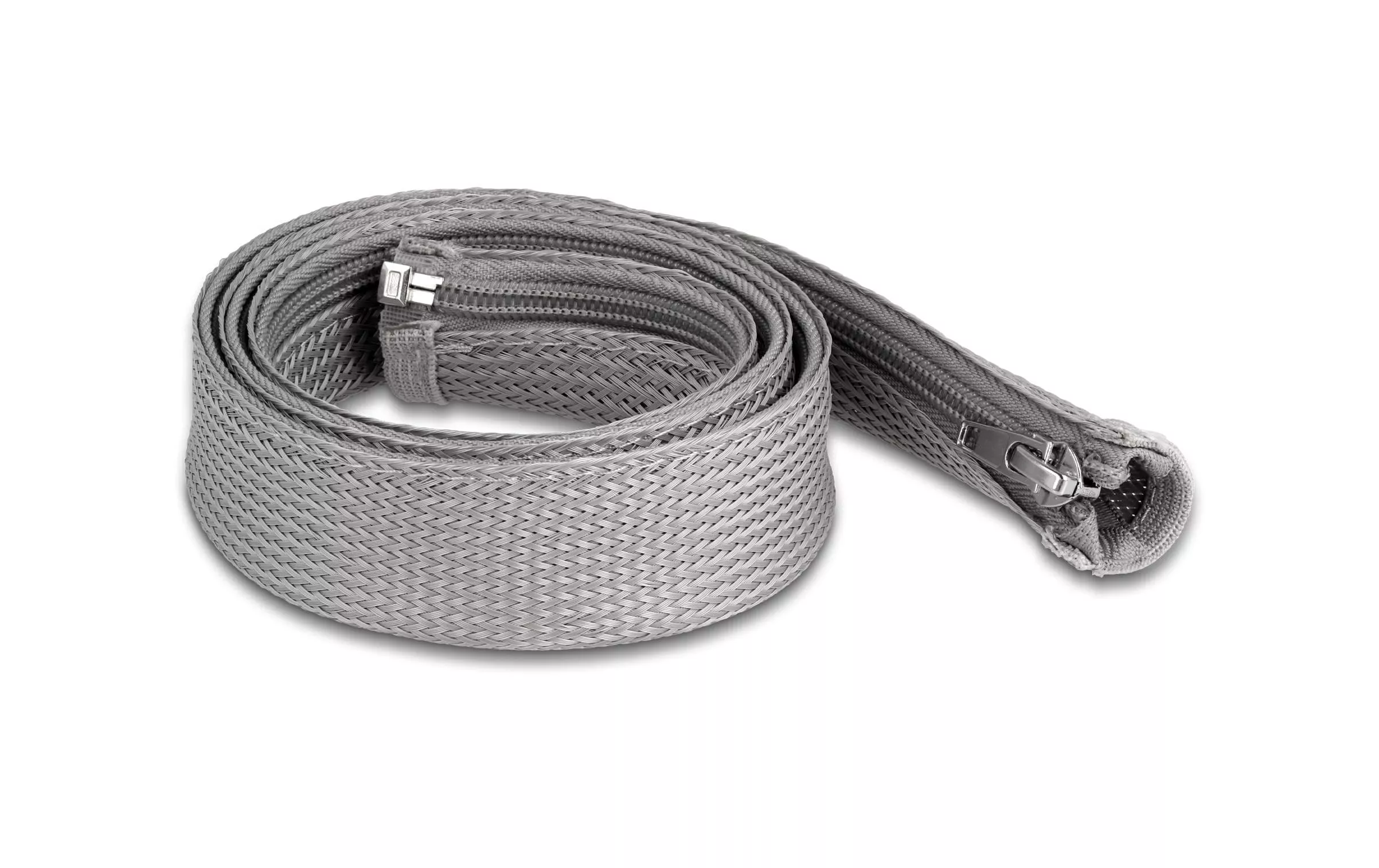 Gaine de câble 1 m x 30 mm Gris