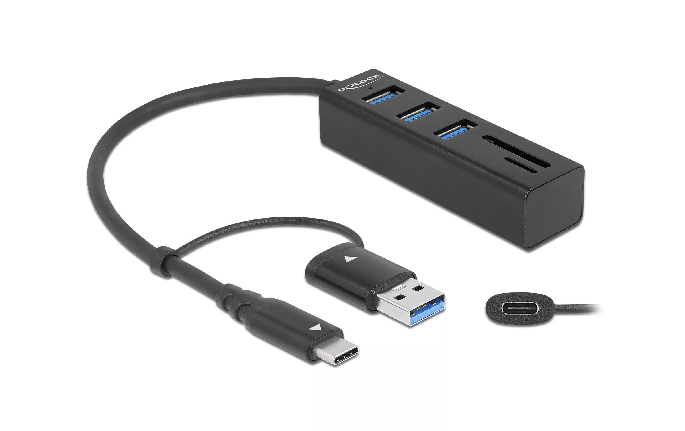 Hub USB 3.0 Type-C + slot SD/MicroSD