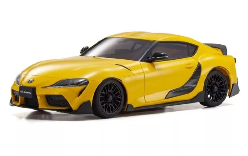 Kyosho Mini Z MA-020 Toyota GR Supra TRD, jaune AWD, 1:27, Readyset