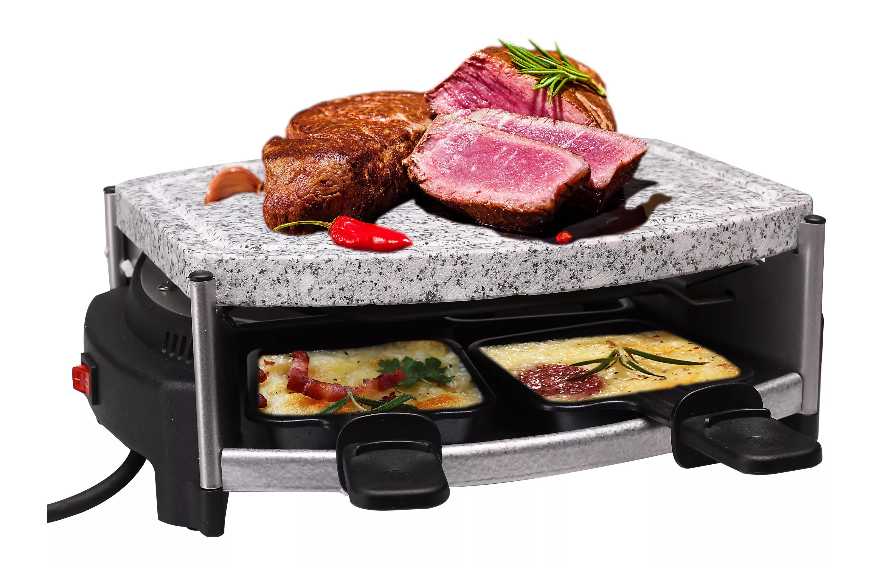Raclette Forno 4 Grill, 4 persone - Raclette