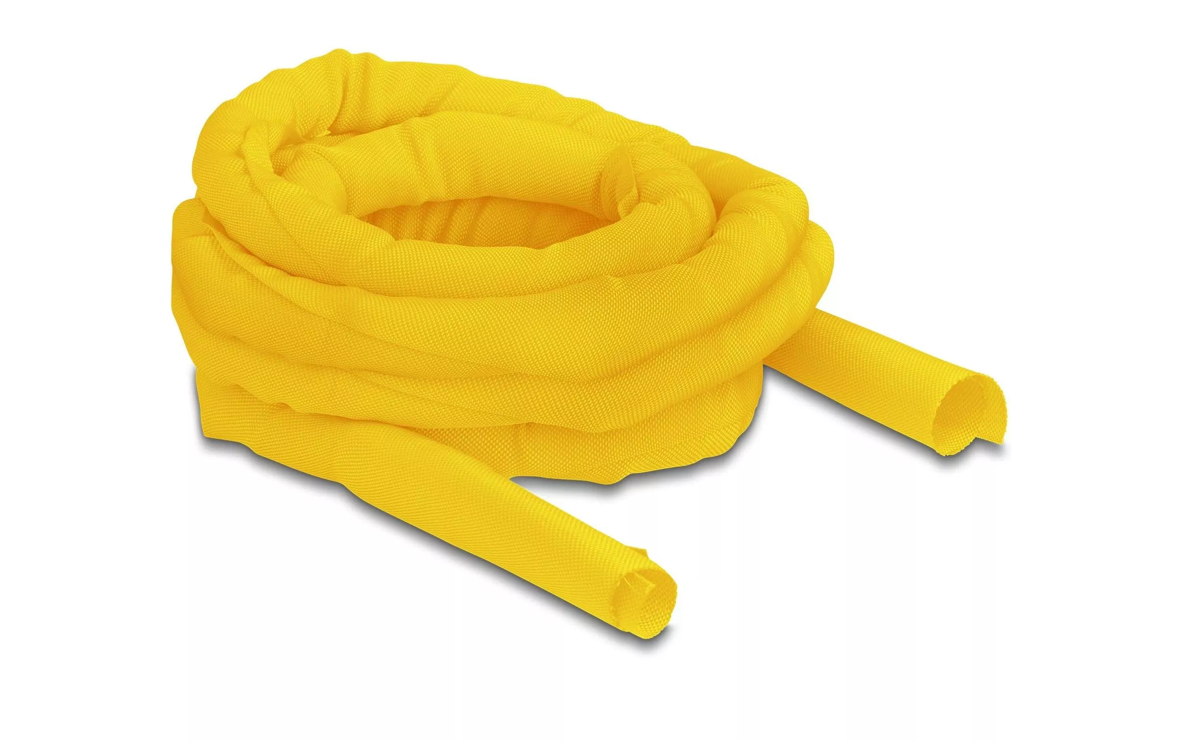 Gaine de câble auto-fermant 5 m x 25 mm Jaune