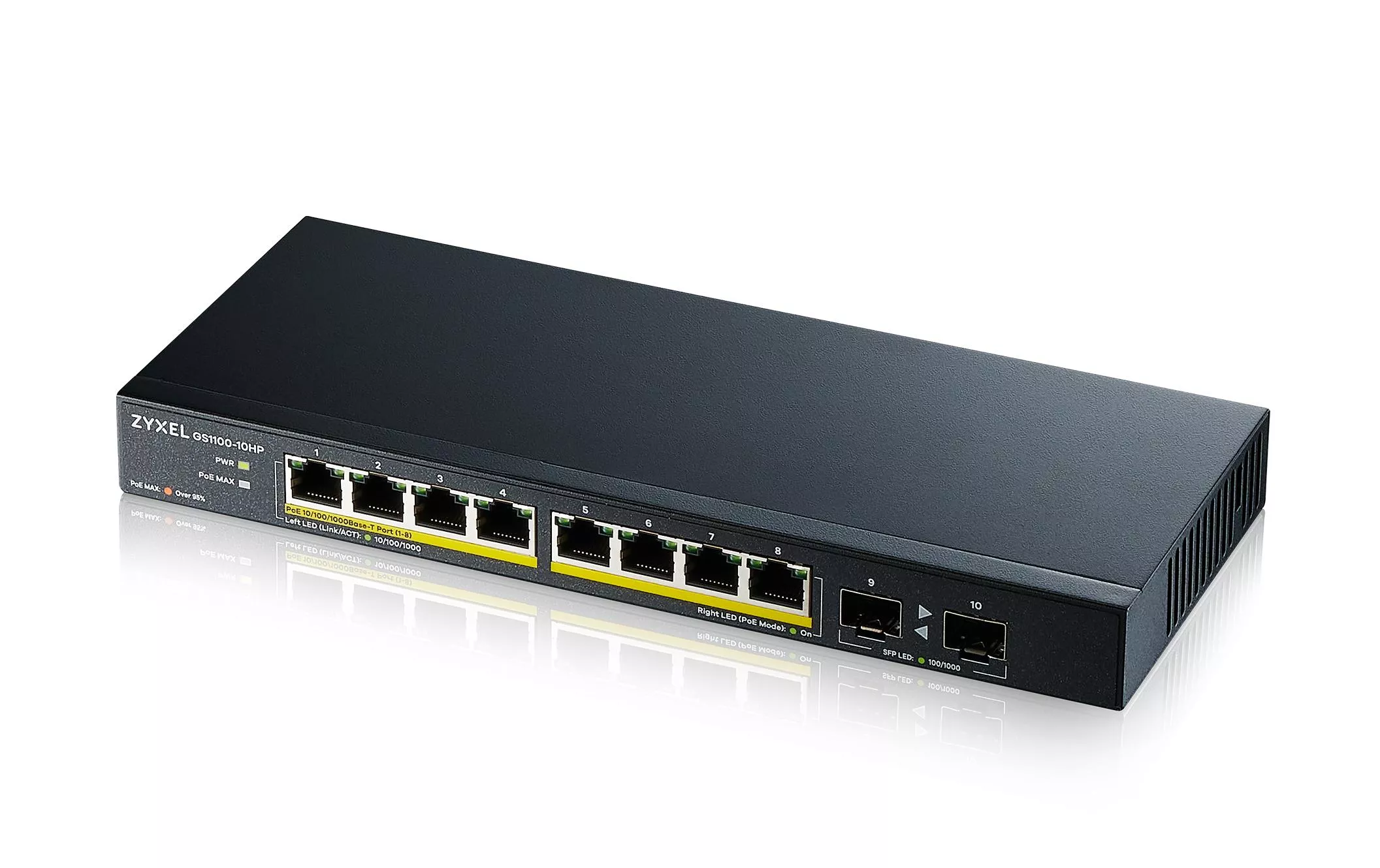 PoE+ Switch GS1100-10HP v2 10 Port