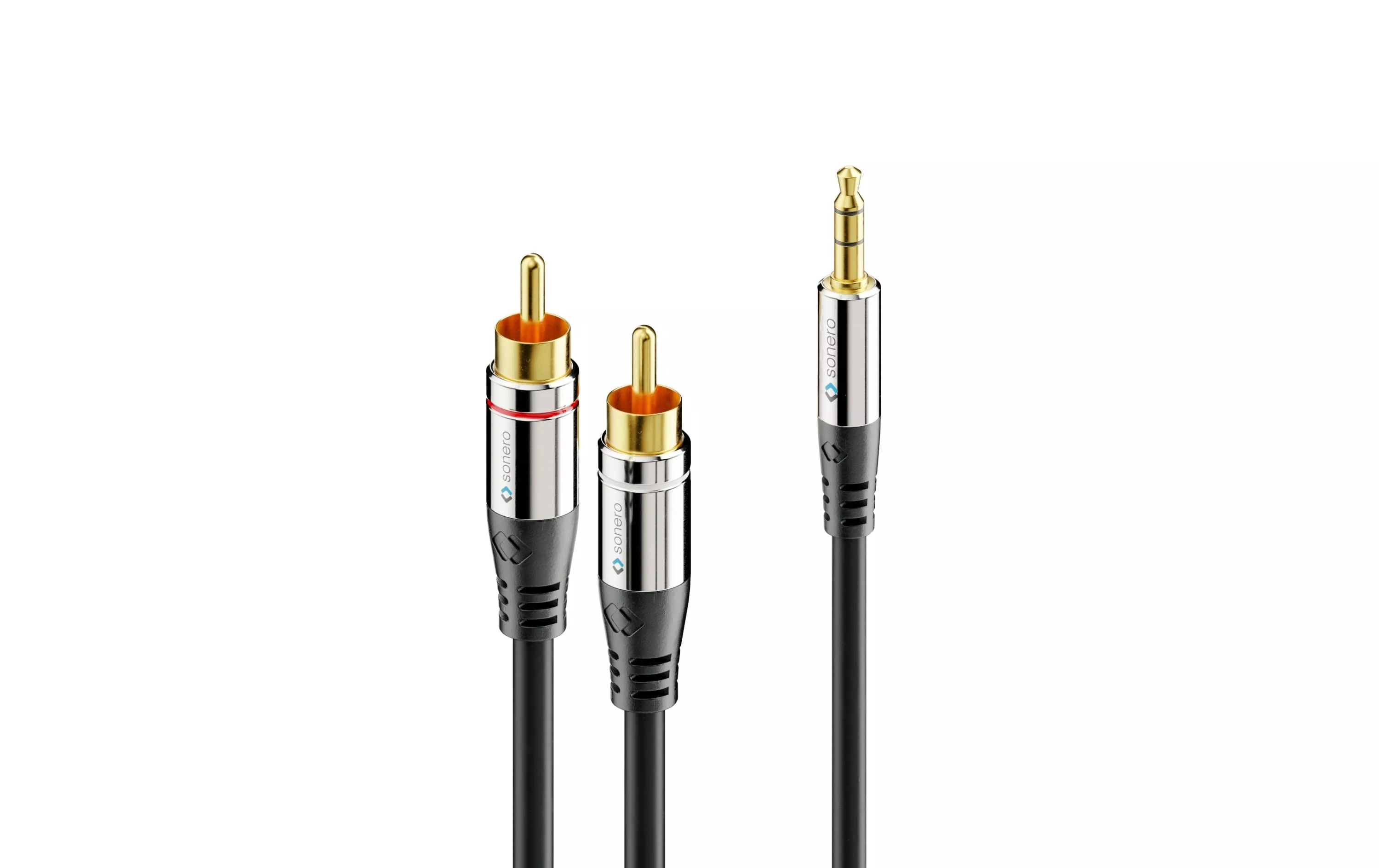 Câble audio jack 3.5 mm - Cinch 0.5 m