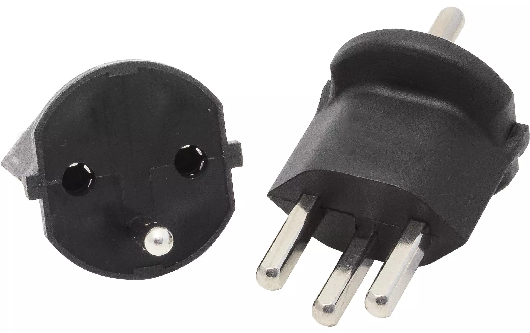 Adaptateur fixe Schuko \u2013 Type 23 Noir