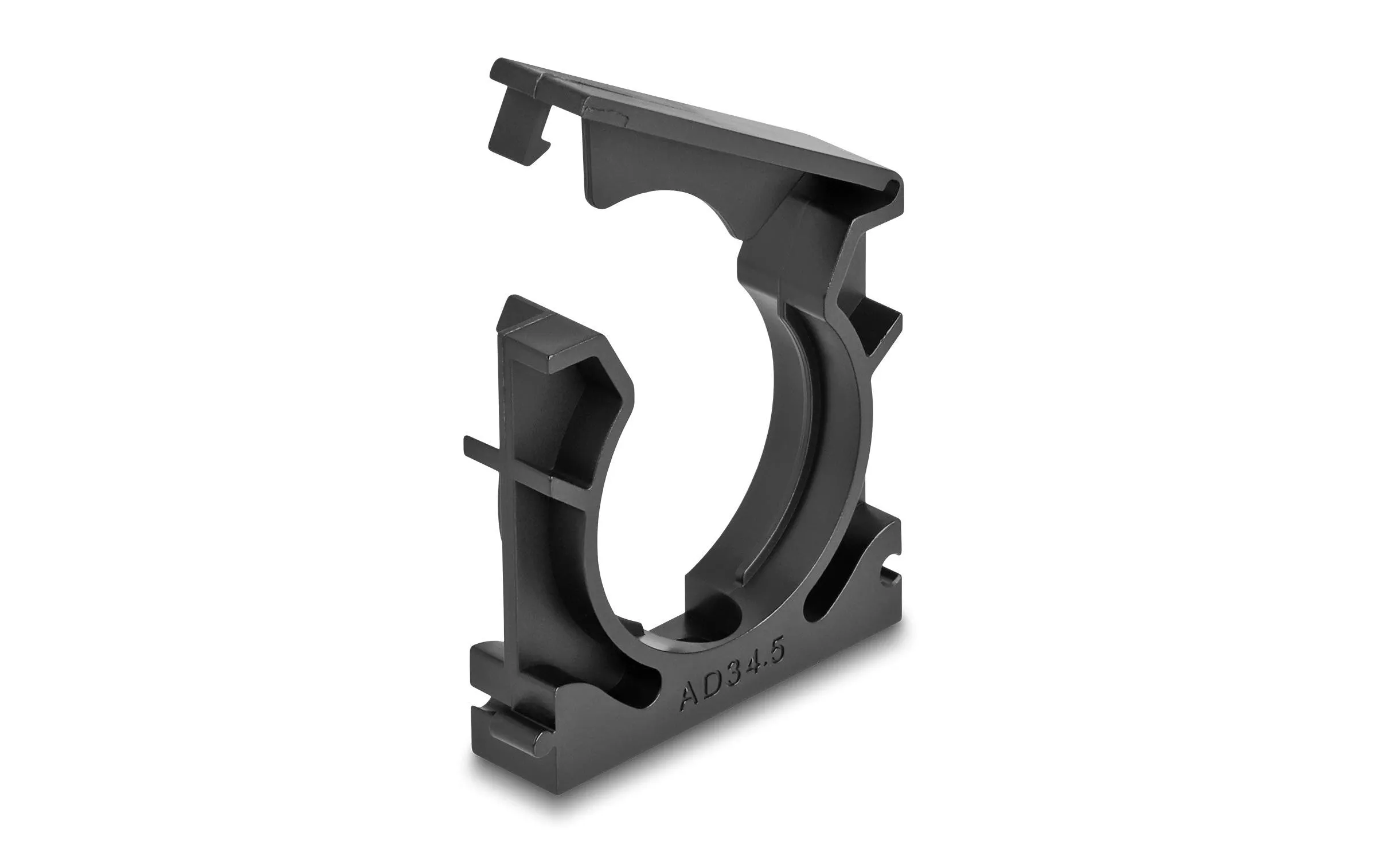 Supports de manchon de câble 34.5 mm, 4 pièces, Noir