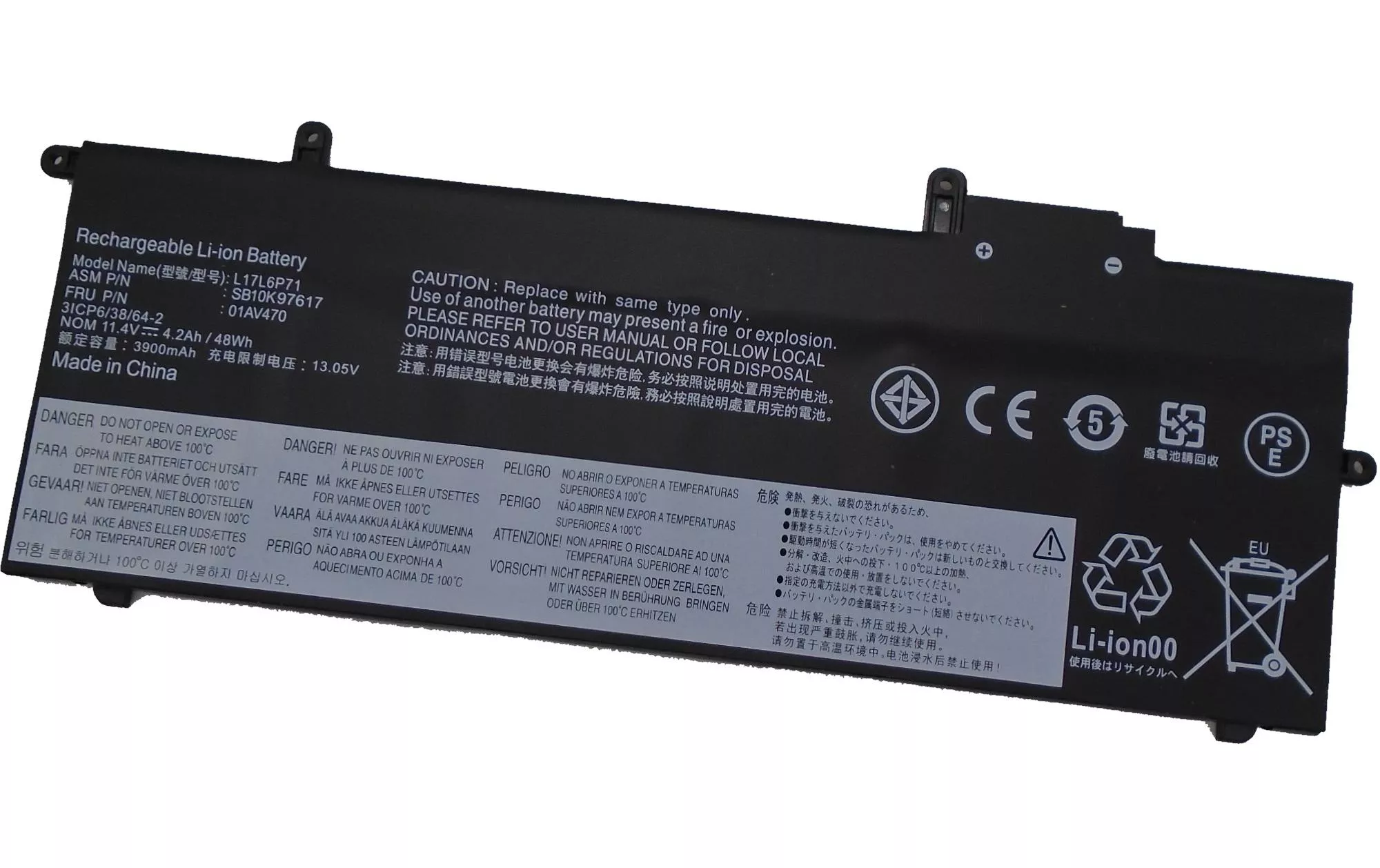 Batterie pour Lenovo Thinkpad X280/A285