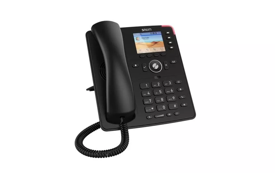 Téléphone de bureau D713 Noir