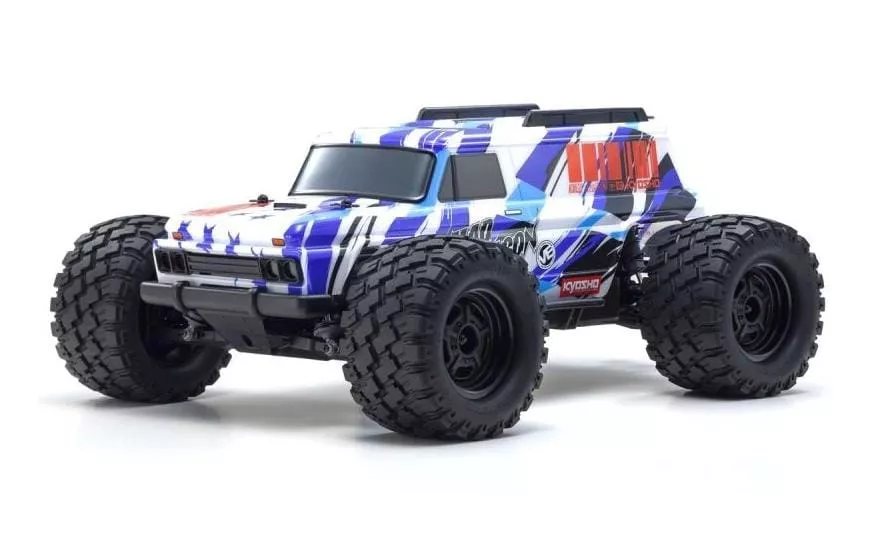 Kyosho Monster Truck Mad Wagon VE 3S, 4WD, bleu, 1:10, ARTR