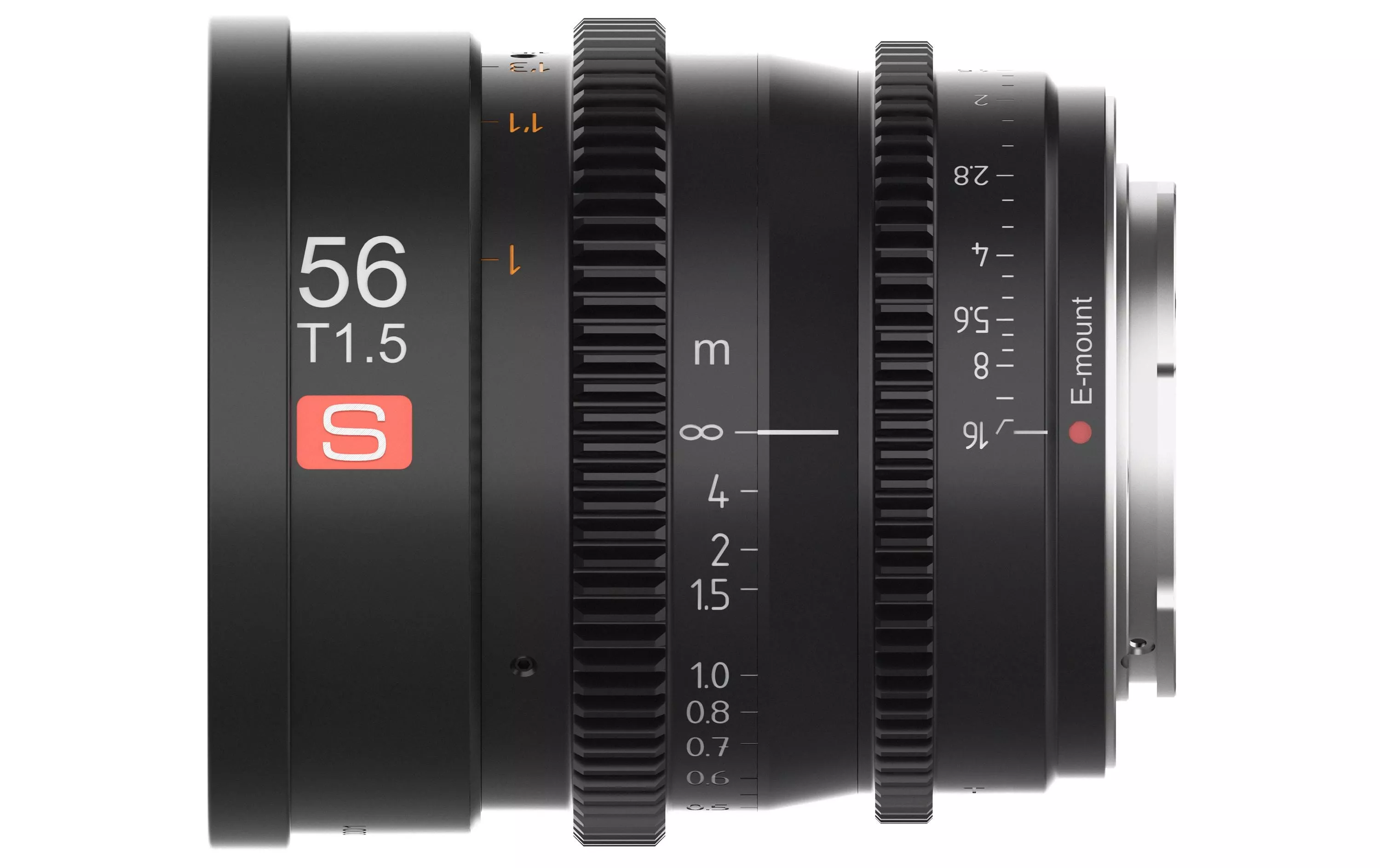 Longueur focale fixe S 56mm T1.5 \u2013 Sony E-Mount