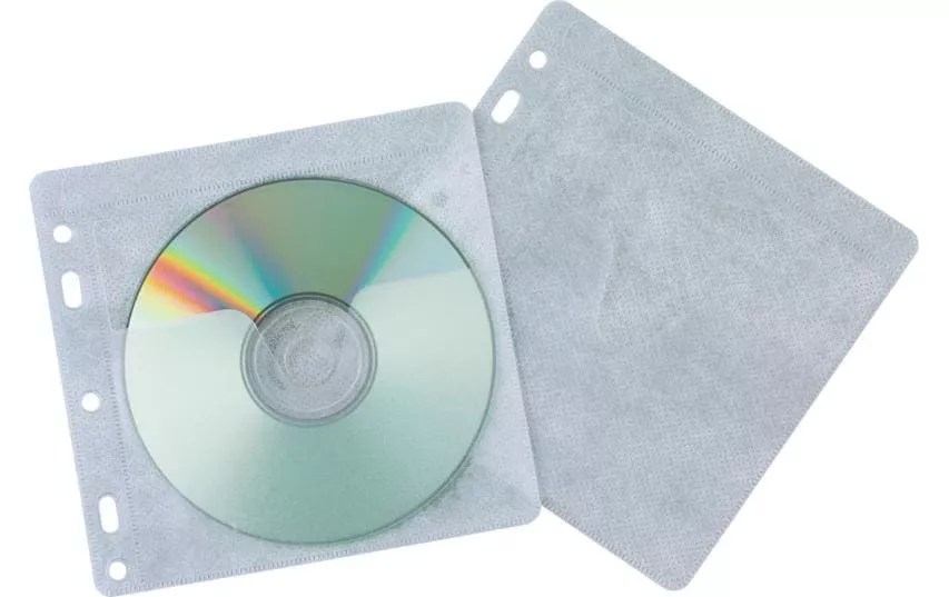 Sleeve CD/DVD Trasparente, 40 pezzi