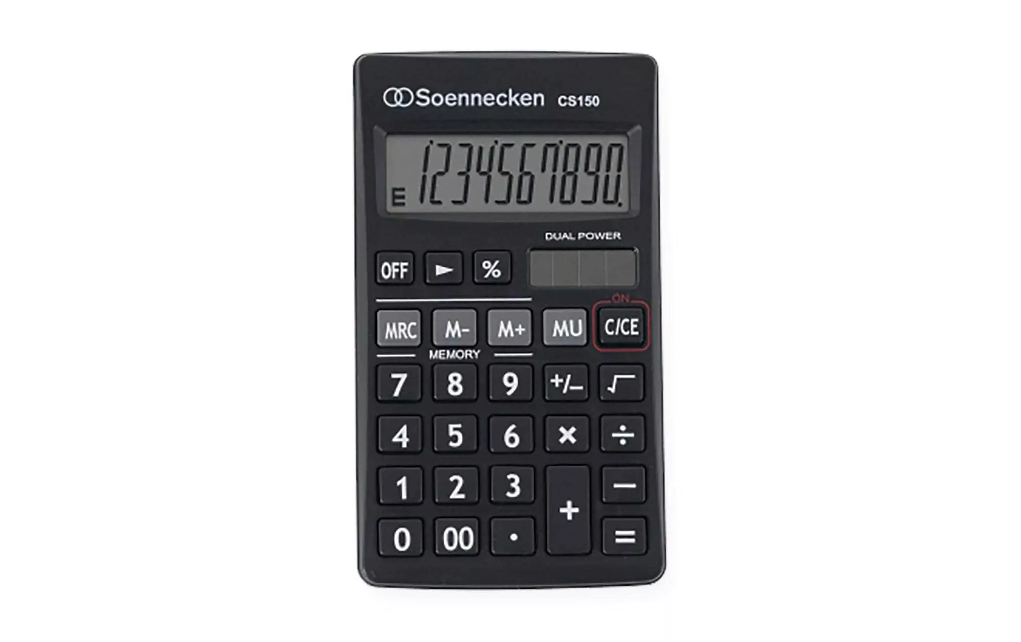 Calculatrice CS150, Noir