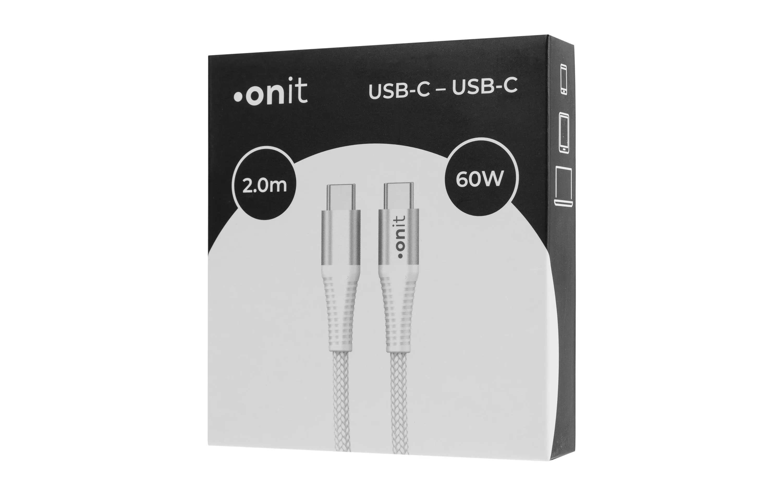 Câble USB 3.0 USB C - USB C 2 m, Blanc