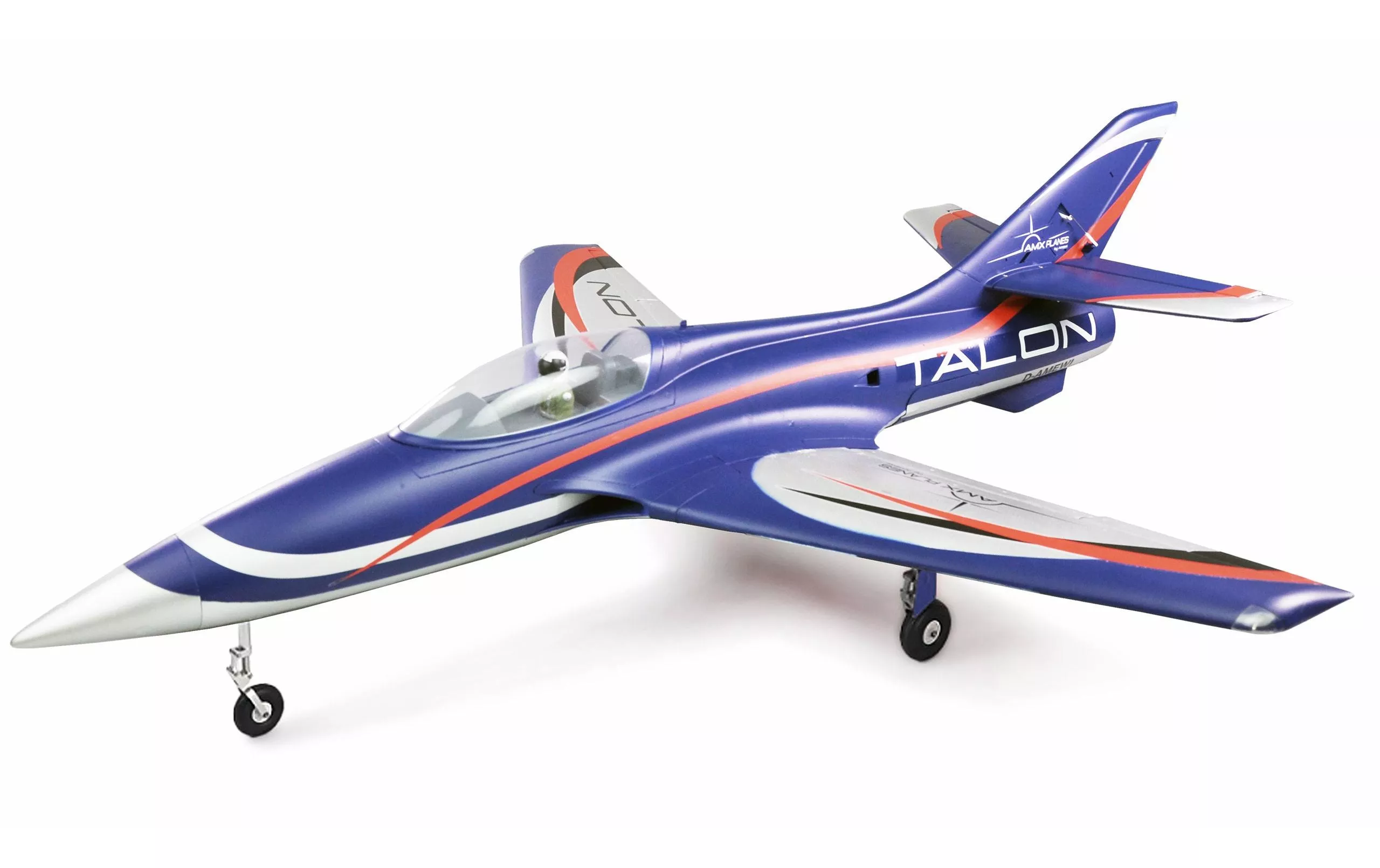 Jet de turbine Talon 80 mm EDF, 1100 mm, bleu, PNP