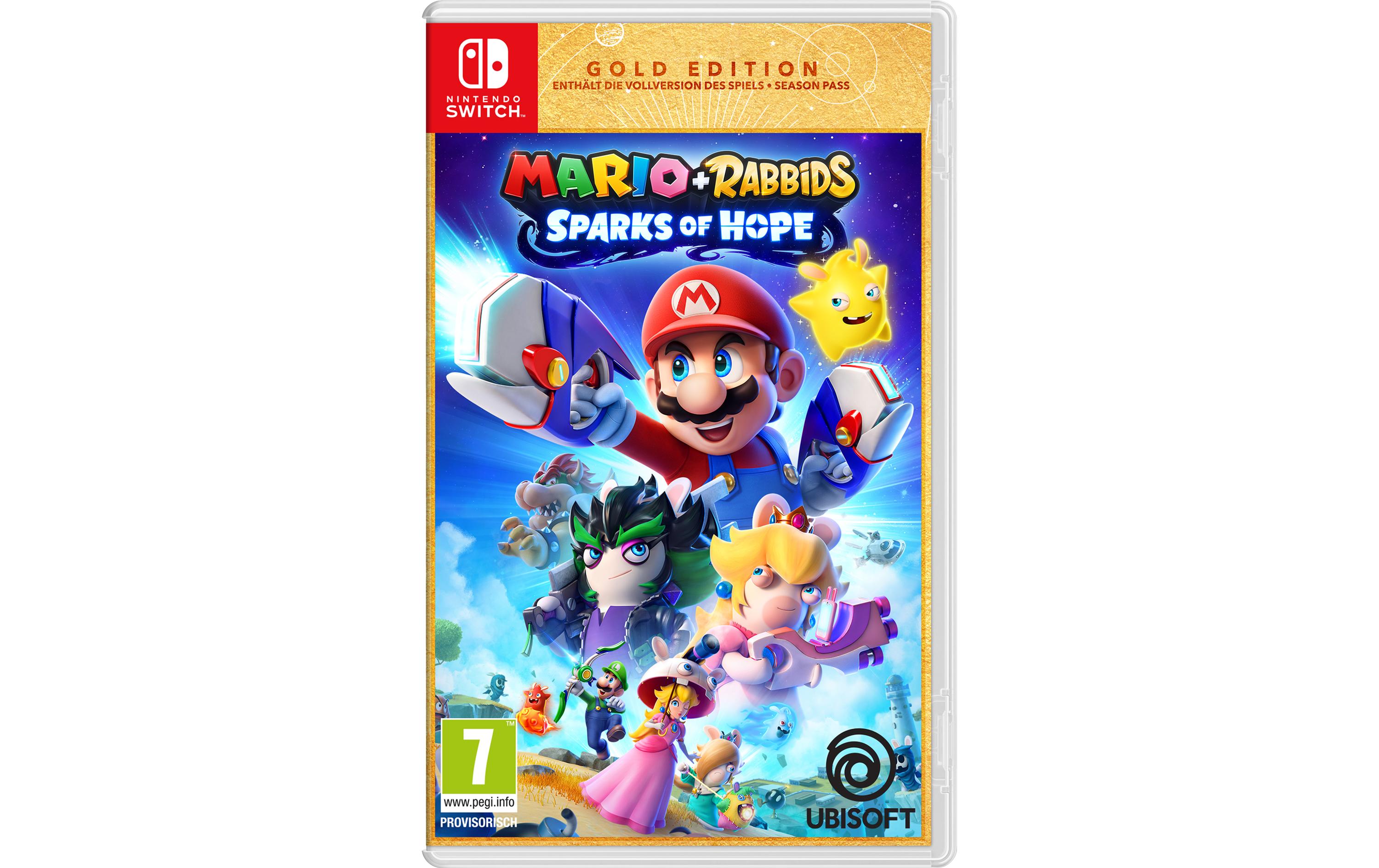 Mario & Switch Sparks Nintendo Hope Rabbids Gold Edition Games of 
