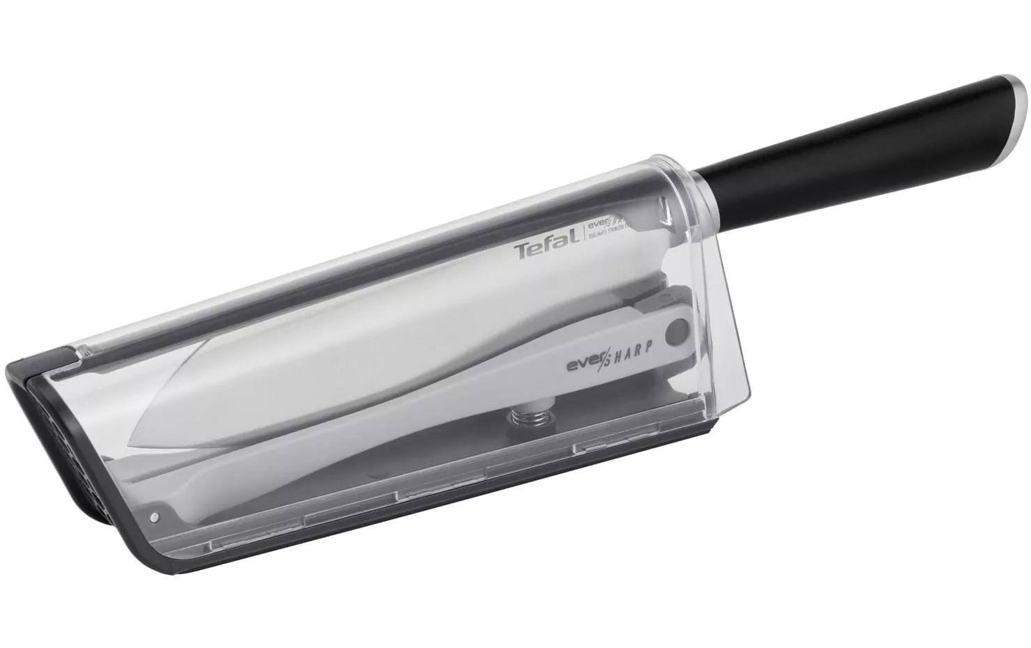 Tefal Couteau santoku Ever Sharp 16.5 cm, Noir