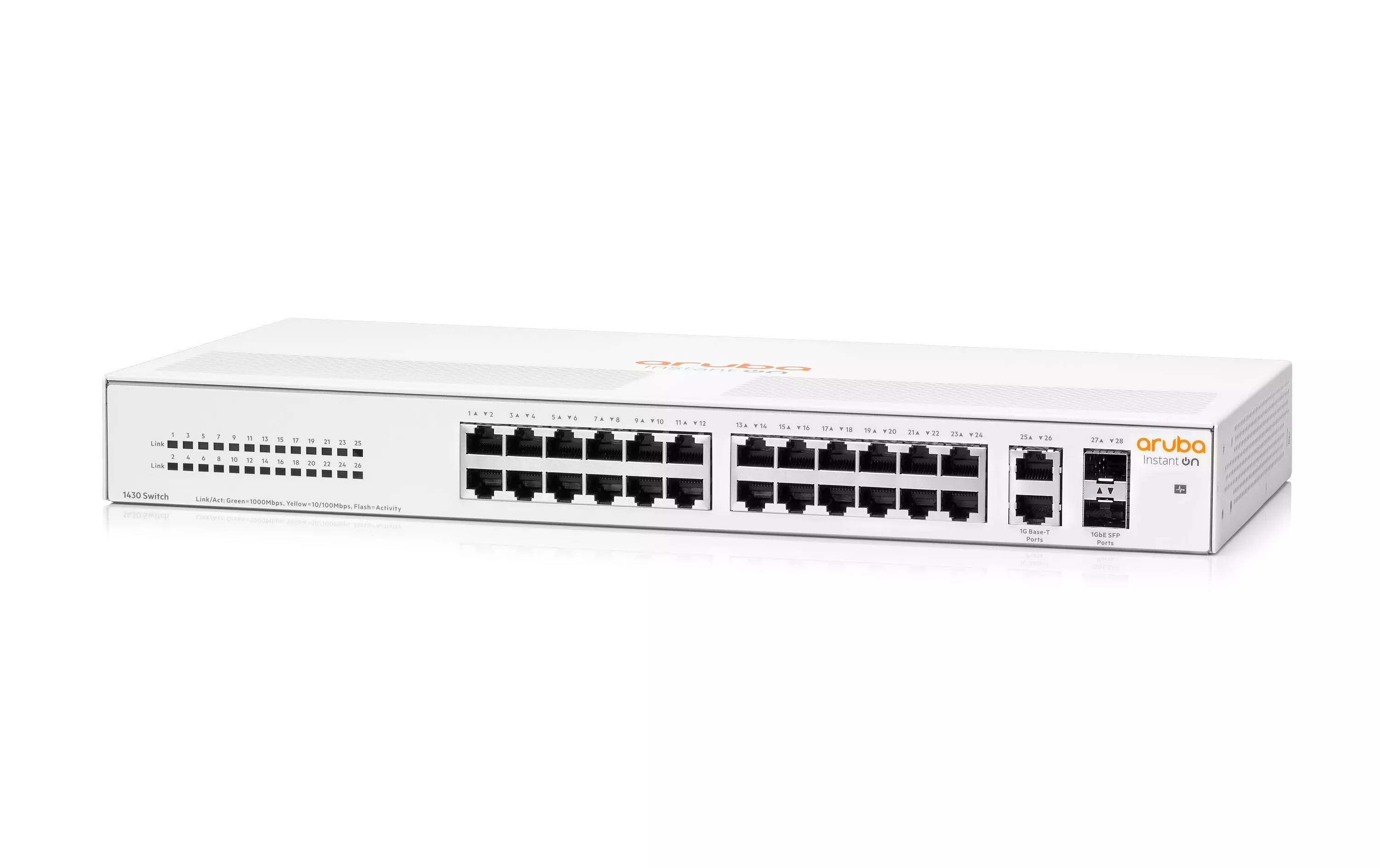 Switch di rete HPE Aruba Instant On 1430-26G-2SFP 28 porte