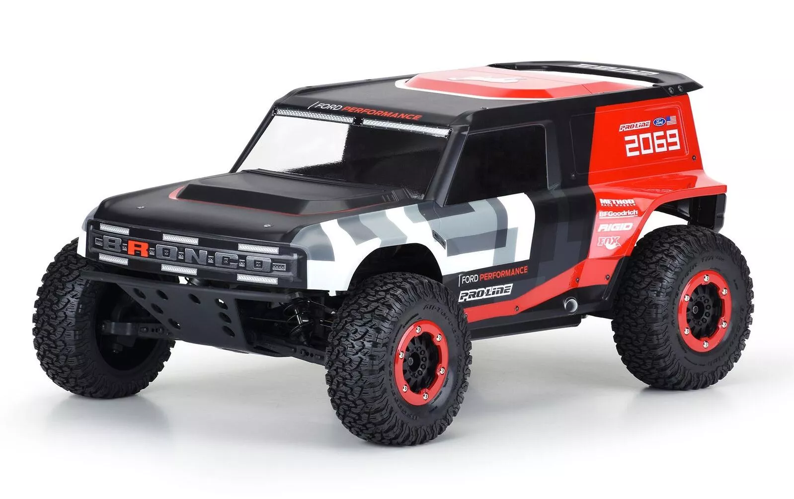 Carrosserie Ford Bronco R non peint, 1:10