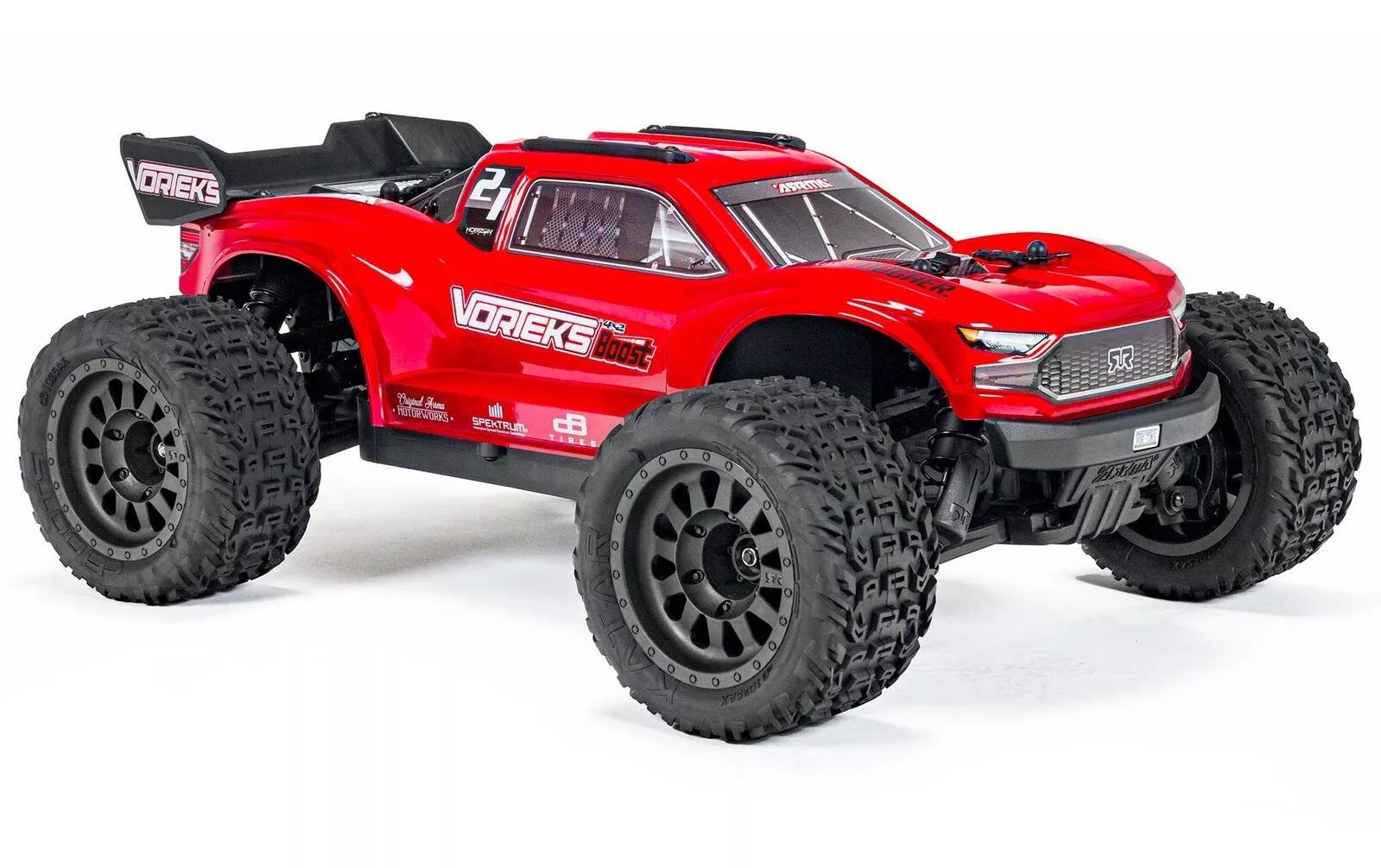 Stadium Truck Vorteks 4x2 Boost Mega, rouge RTR, 1:10