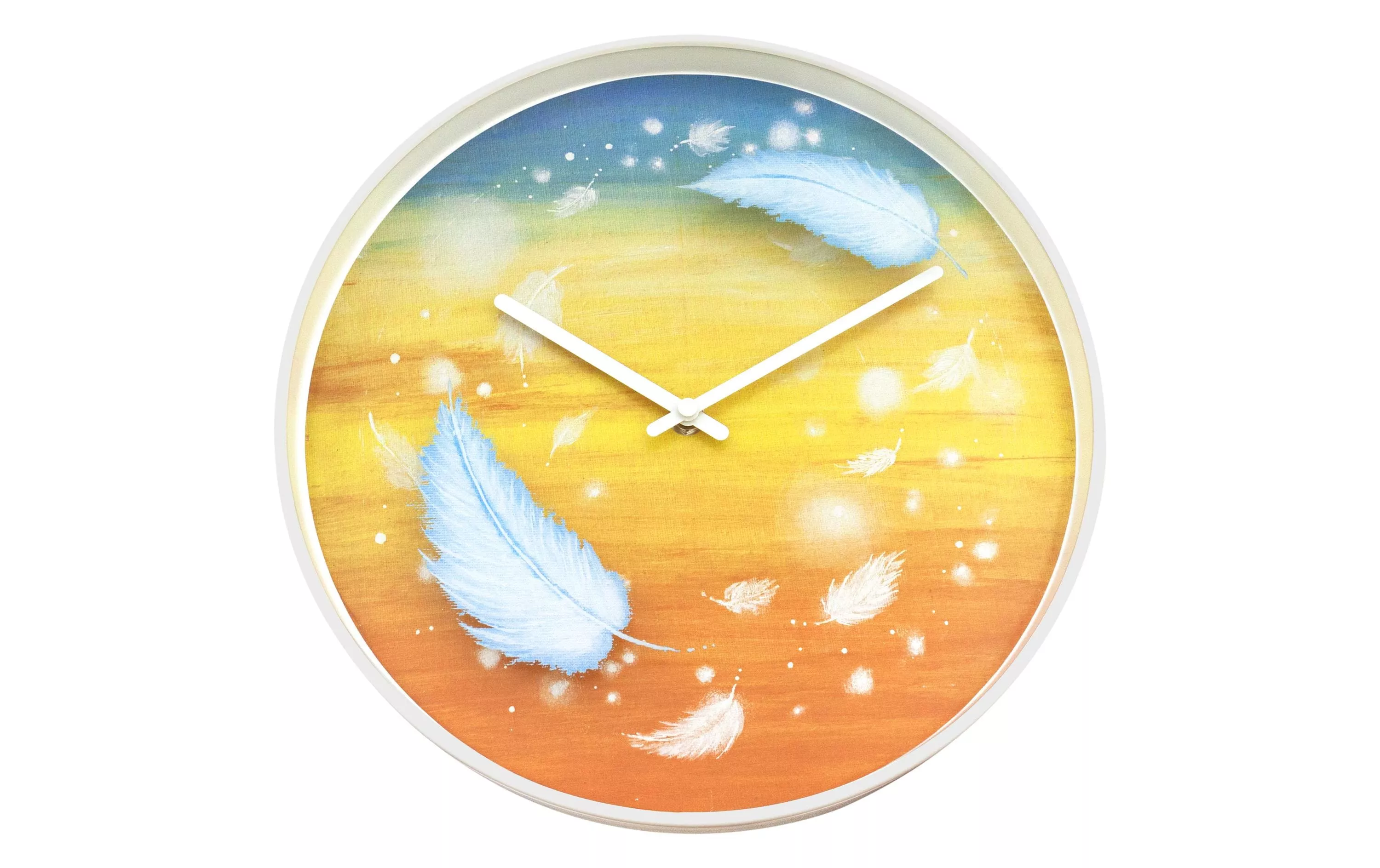 Horloge murale Feathers Multicolore