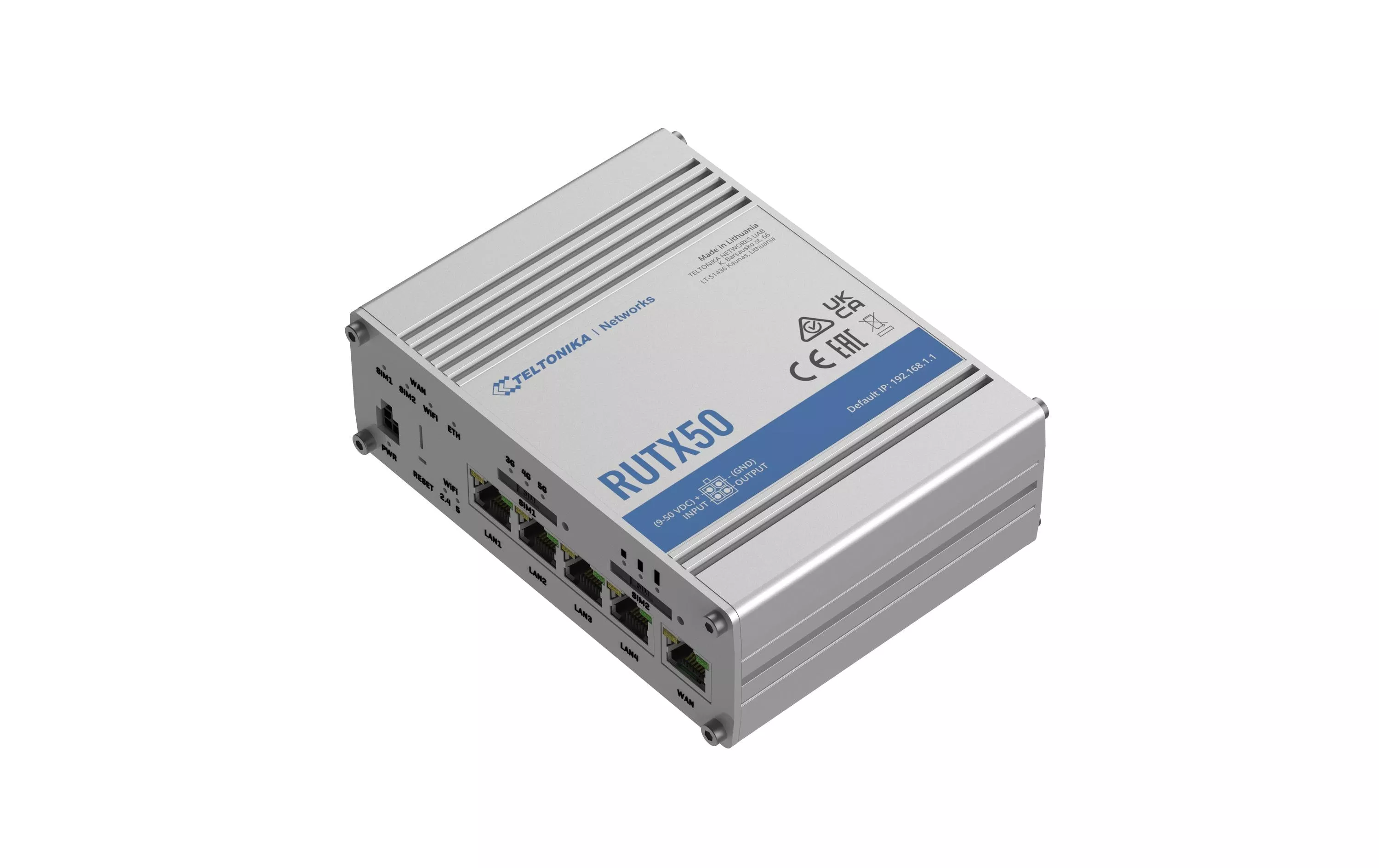 LTE-Industrierouter RUTX50 5G, WiFi-5, 5x GE LAN